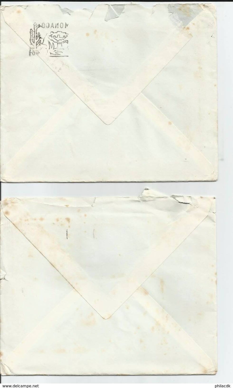 MONACO - RARE- DONT 1951-BEAU LOT D ENVELOPPES RECOMMANDEES ET 1ER JOUR/CARTES 1ER JOURS/ENTIERS - VOIR SCANNS