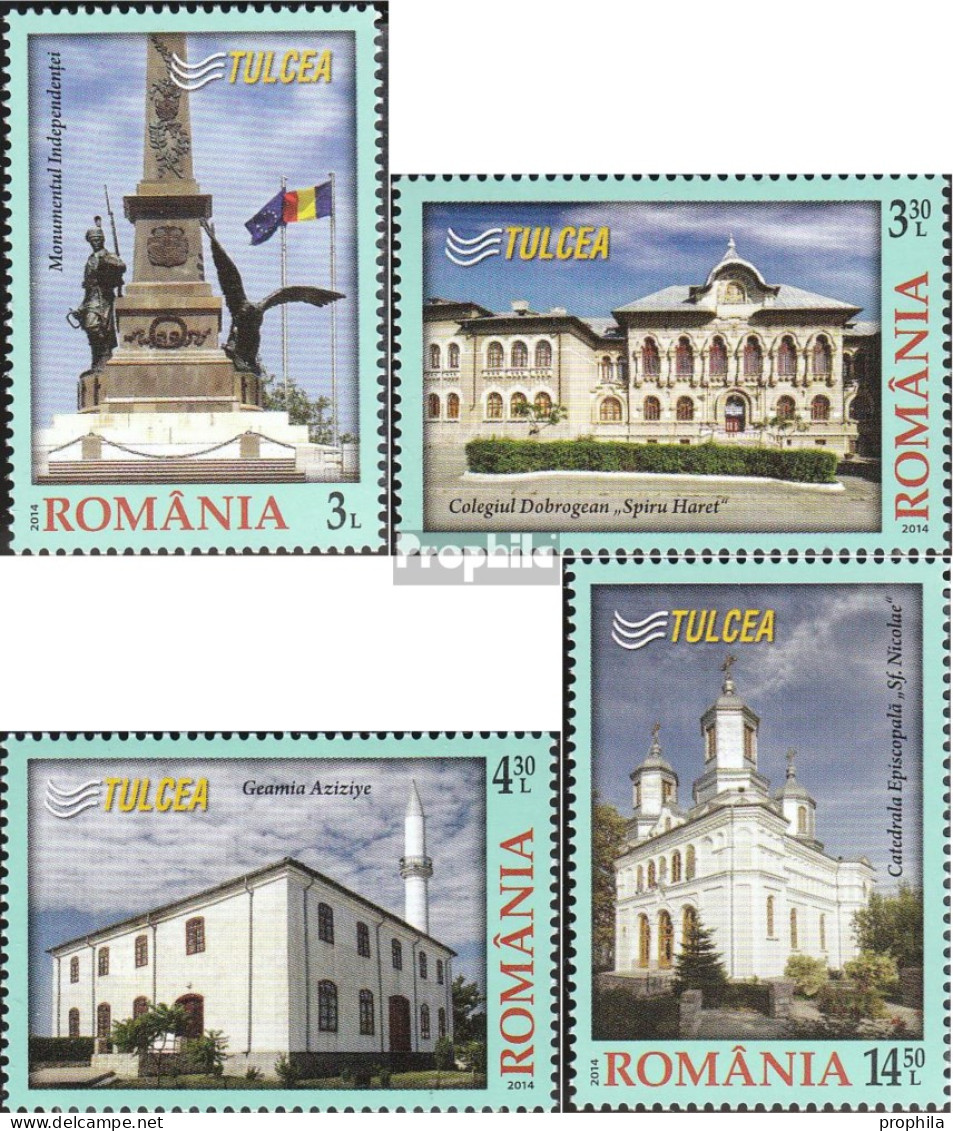 Rumänien 6890-6893 (kompl.Ausg.) Postfrisch 2014 Donaustädte Tulcea - Unused Stamps