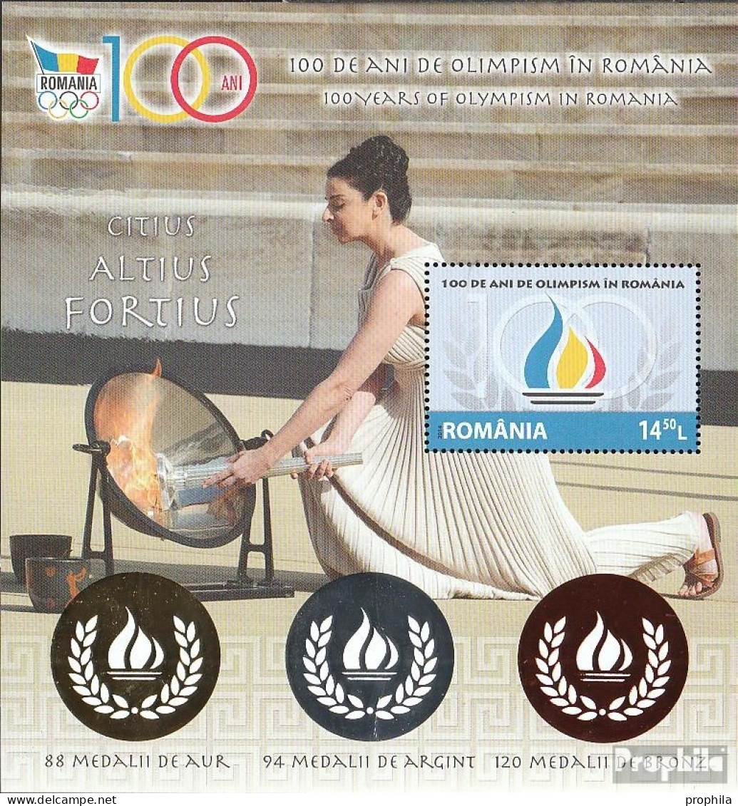 Rumänien Block603 (kompl.Ausg.) Postfrisch 2014 Olympisches Komitee - Unused Stamps