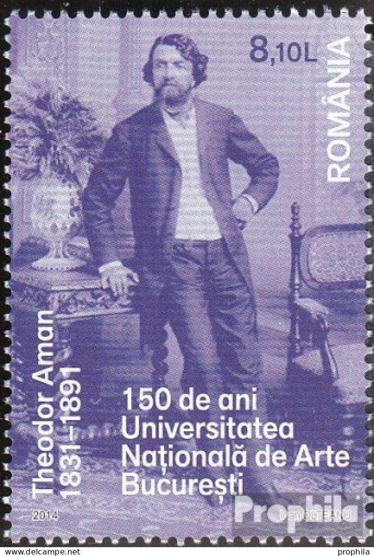 Rumänien 6819 (kompl.Ausg.) Postfrisch 2014 Kunsthochschule - Unused Stamps