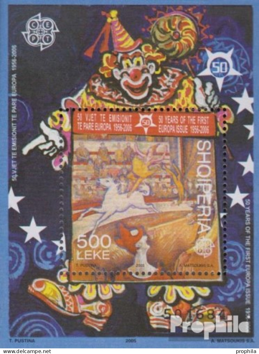 Albanien Block157 (kompl.Ausg.) Postfrisch 2005 Zirkus - Albania