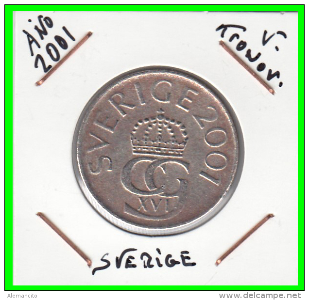 SUECIA - SVERIGUE   MONEDA DE 5.00  KRONOR - AÑO 2001 - Suecia