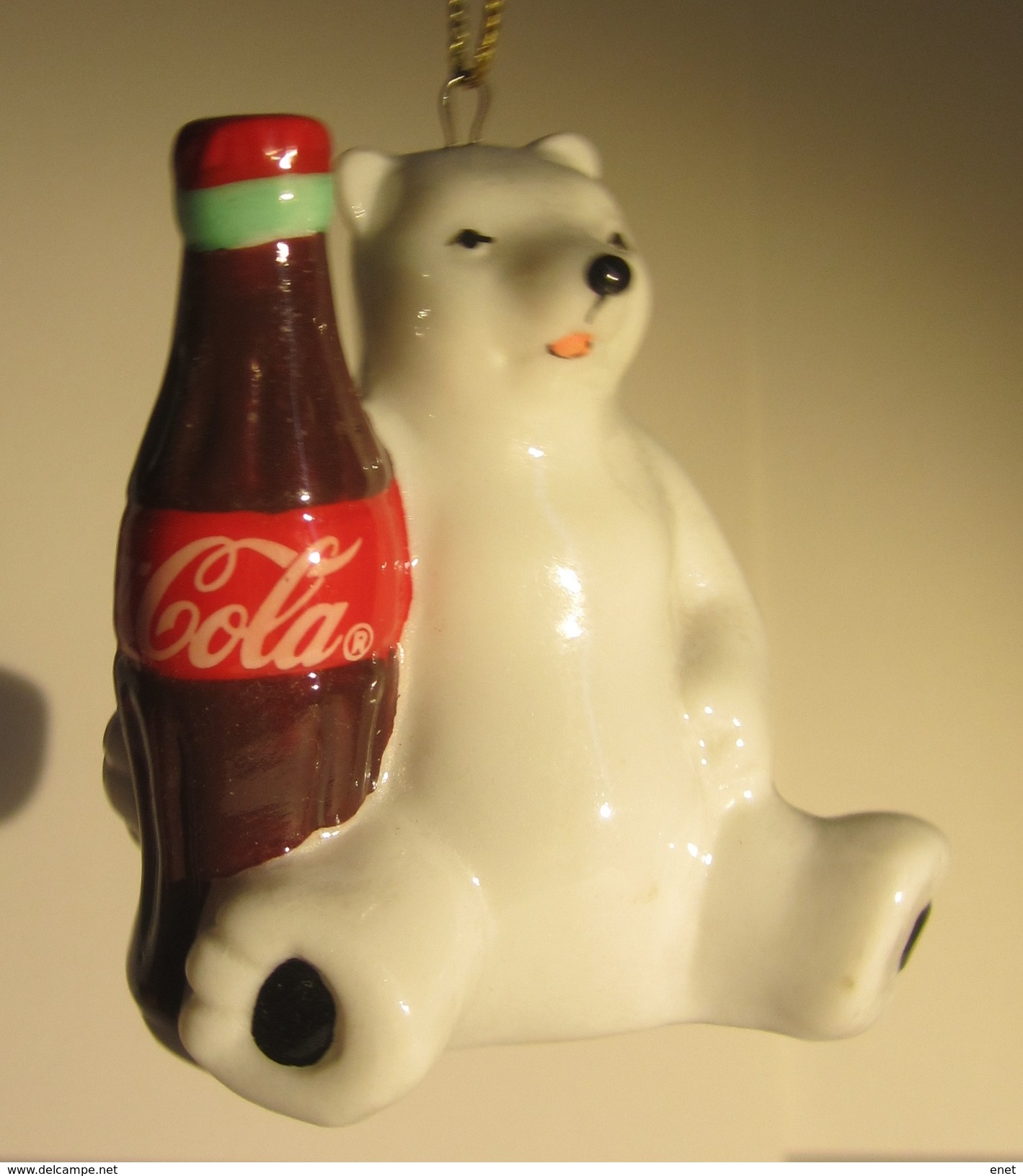 Coca-Cola Kerstboomversiering - Truck + IJsbeer - In Porcelein - Autres & Non Classés