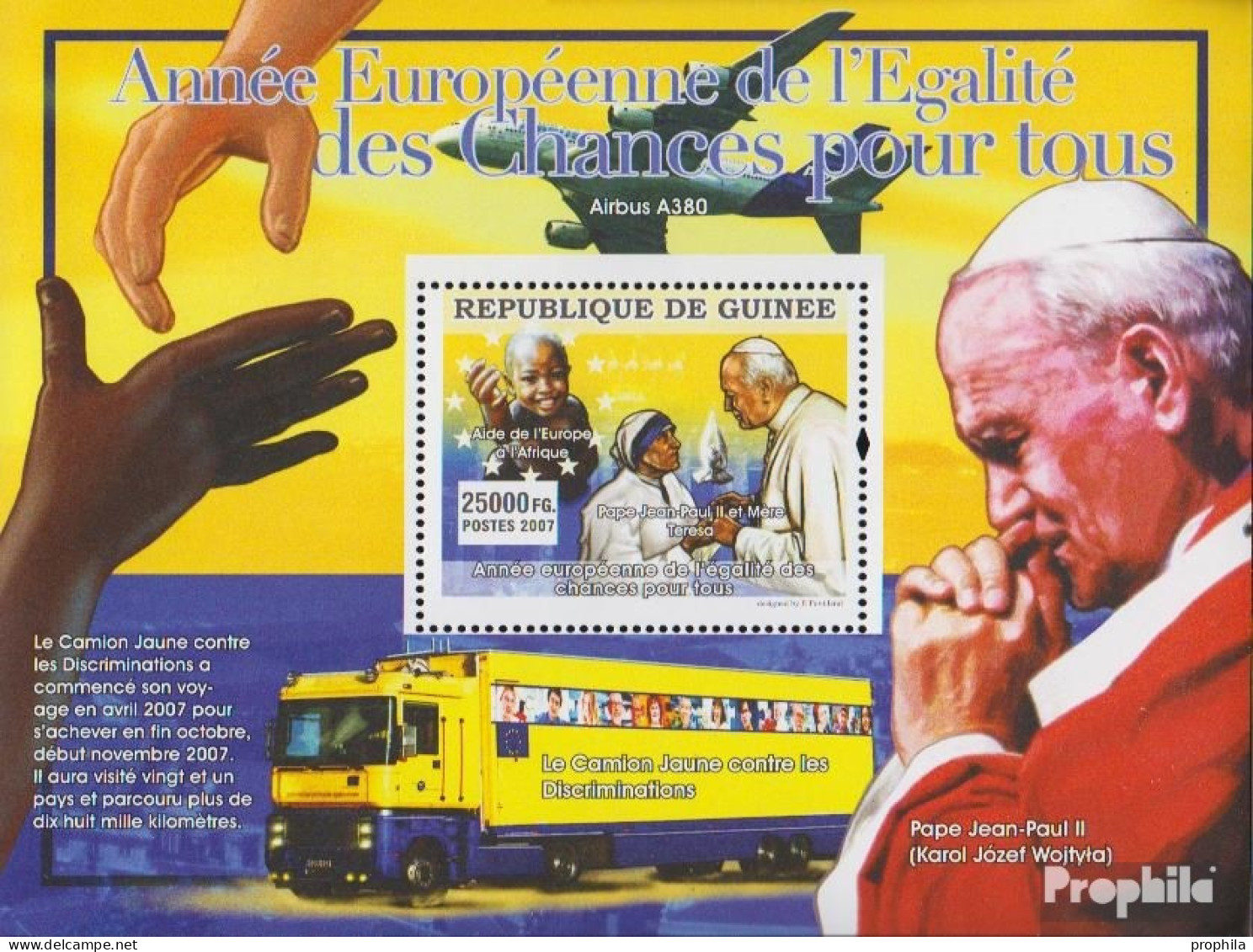 Guinea Block1389 Postfrisch 2007 Chancengleichheit - Guinea (1958-...)