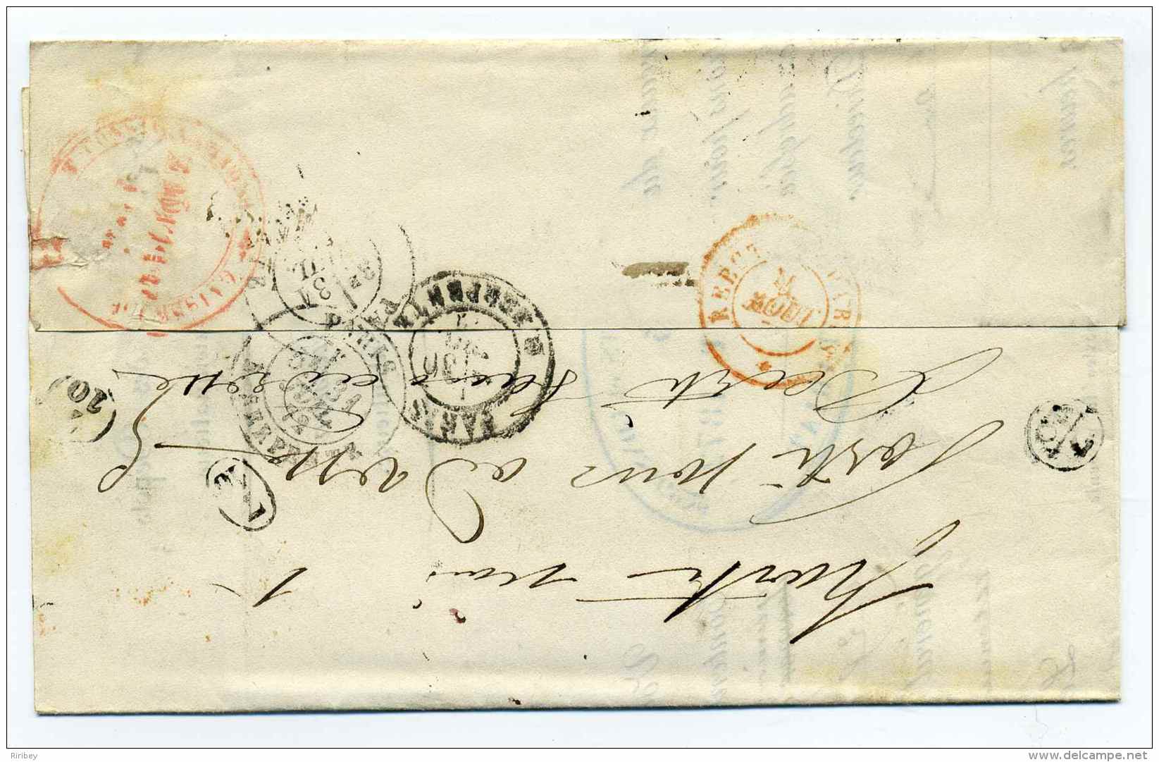 REBUT DE PARIS /   Lettre De La Caisse Des Dépots Et Consignation Non Remise  / 1872 - 1849-1876: Classic Period