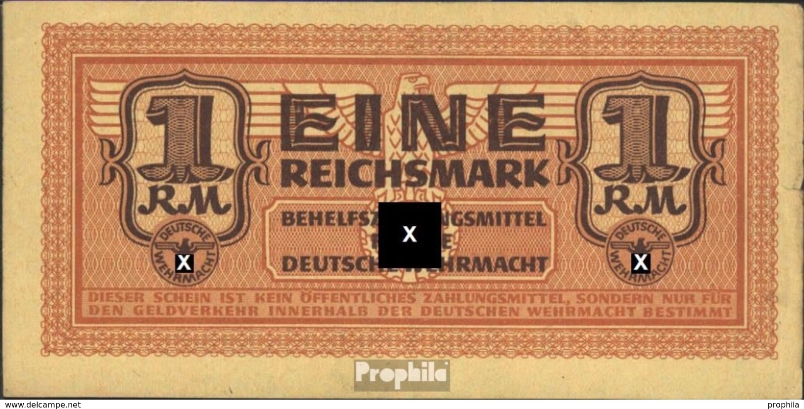 Deutsches Reich Rosenbg: 505 Gebraucht (III) 1942 1 Reichsmark Wehrmacht - Sonstige & Ohne Zuordnung