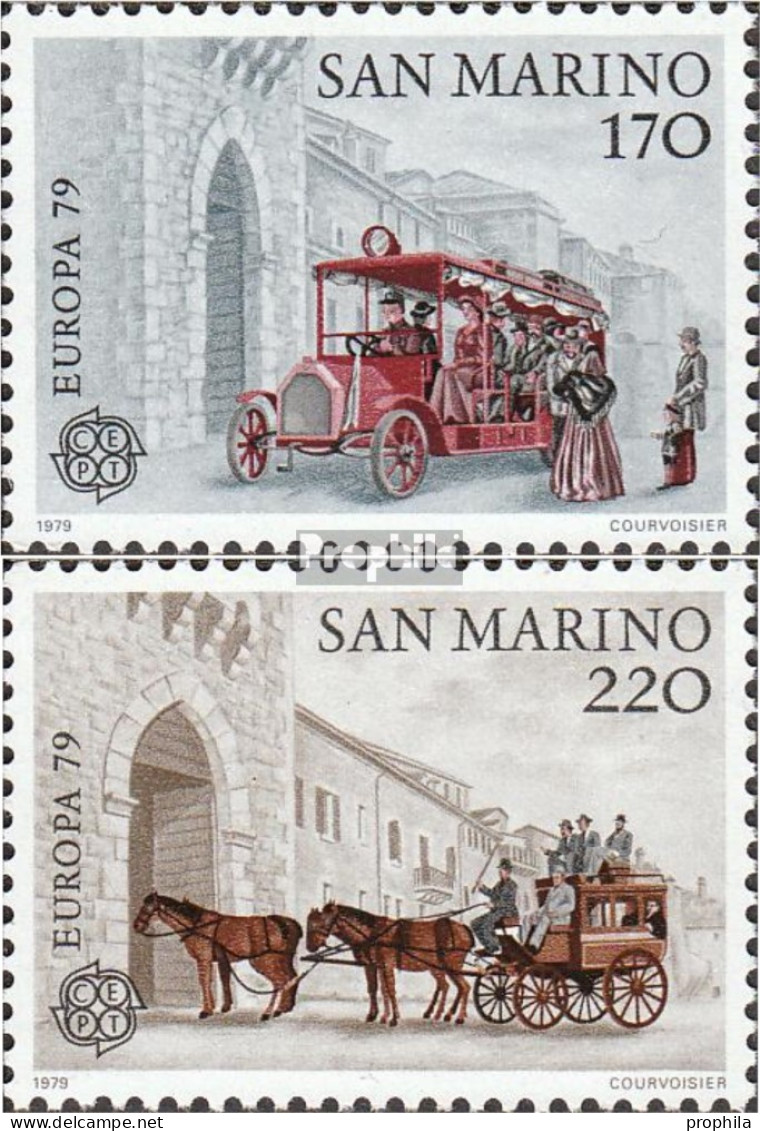 San Marino 1172-1173 (kompl.Ausg.) Postfrisch 1979 Post- Und Fernmeldewesen - Ungebraucht