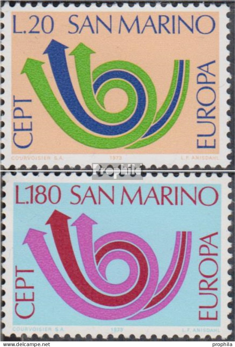 San Marino 1029-1030 (kompl.Ausg.) Postfrisch 1973 Europa - Neufs