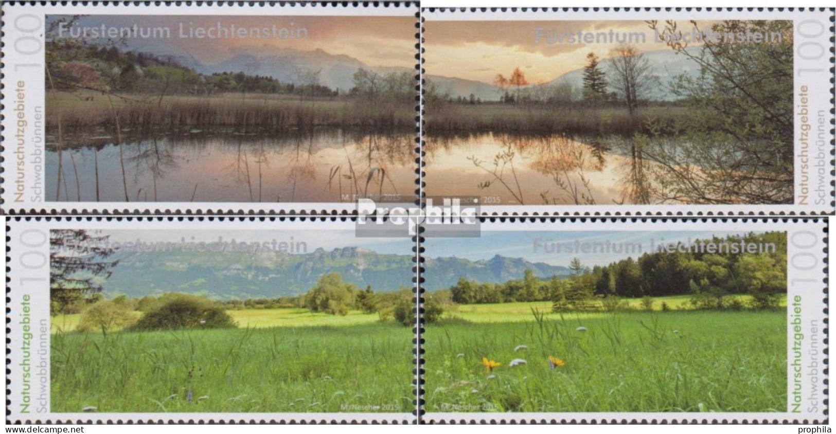 Liechtenstein 1761-1764 (kompl.Ausg.) Postfrisch 2015 Schwabbrünnen - Nuevos