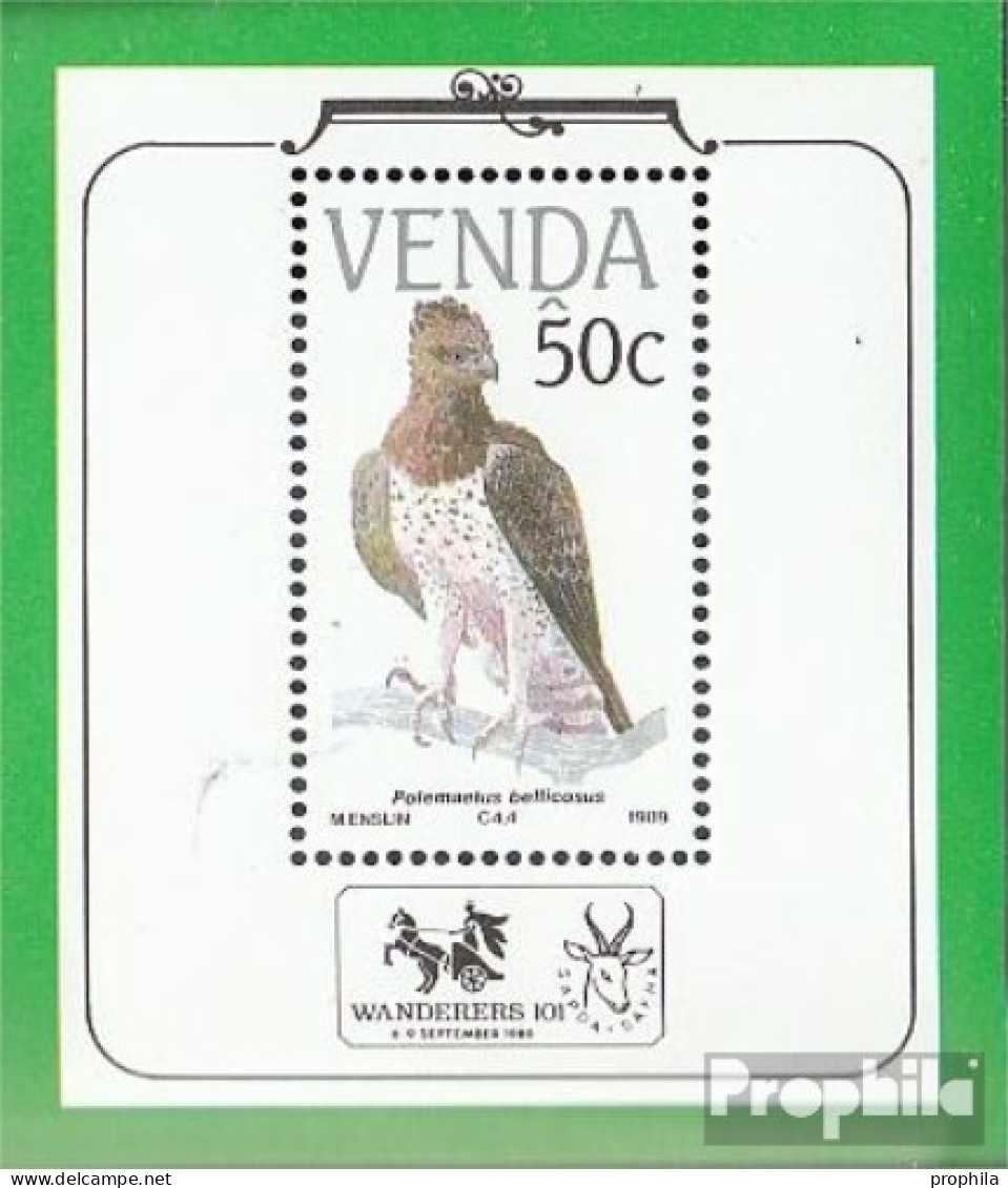 Südafrika - Venda Block5 (kompl.Ausg.) Postfrisch 1989 Vögel - Venda