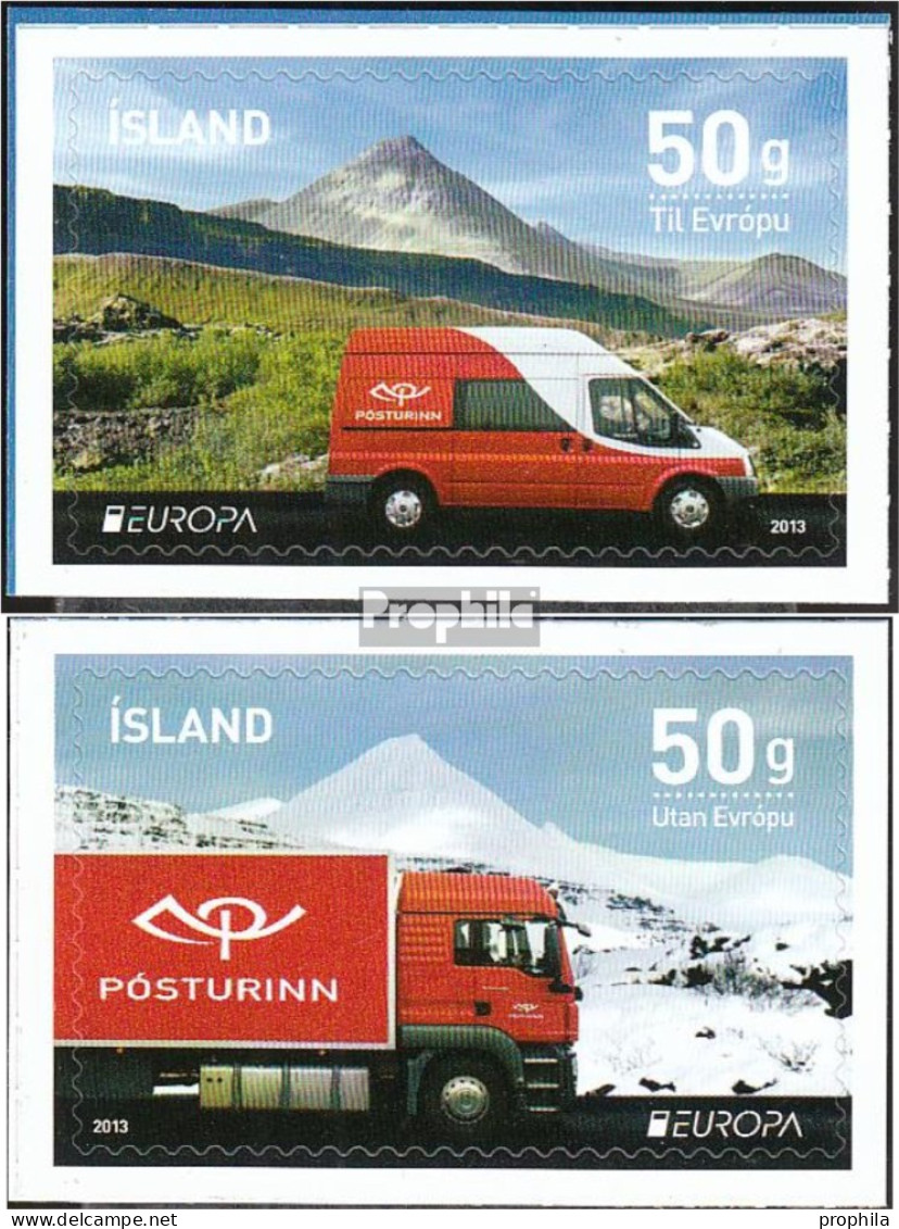 Island 1394A-1395A (kompl.Ausg.) Postfrisch 2013 Post - Unused Stamps