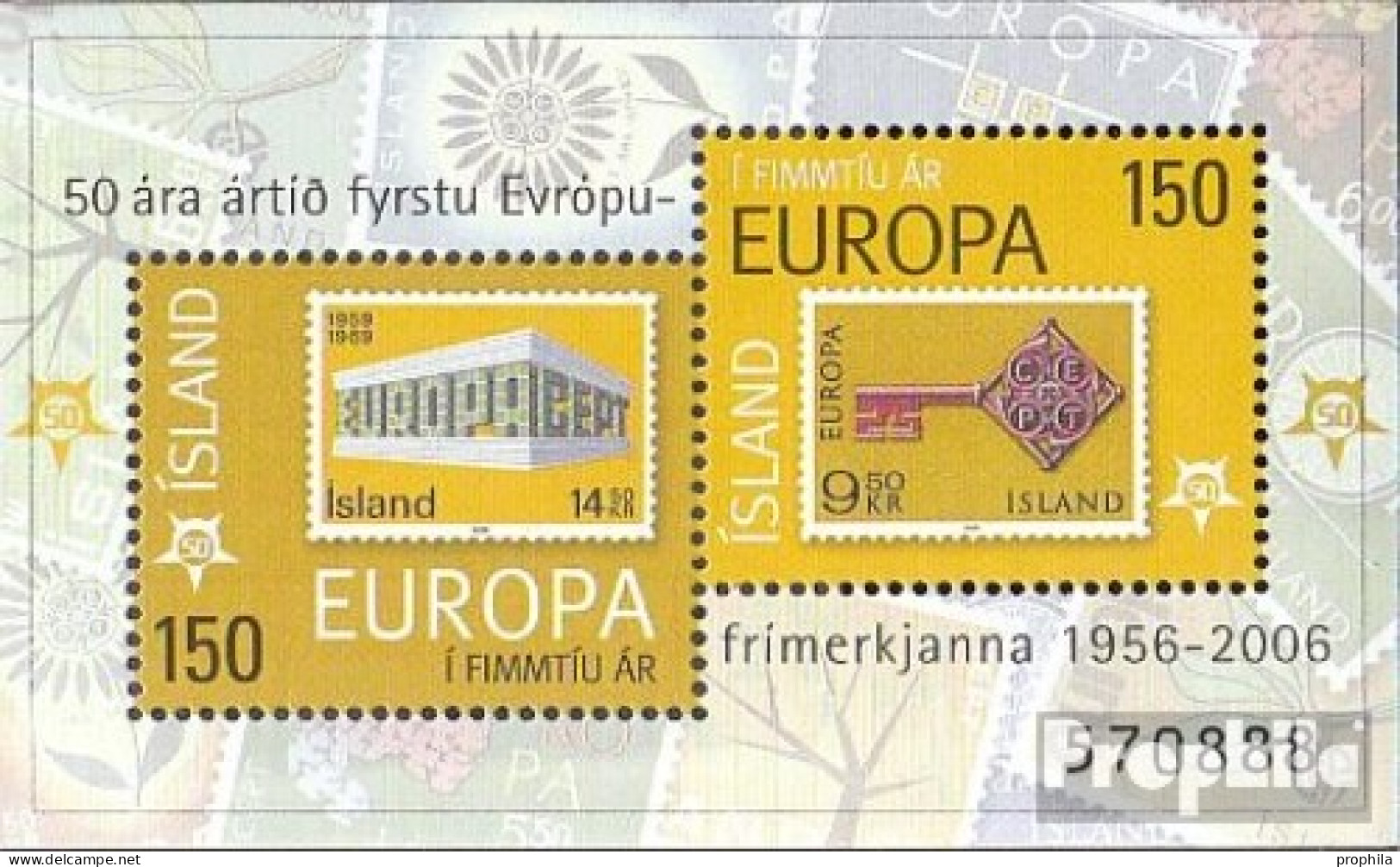 Island Block39 (kompl.Ausg.) Postfrisch 2006 Europa - Unused Stamps