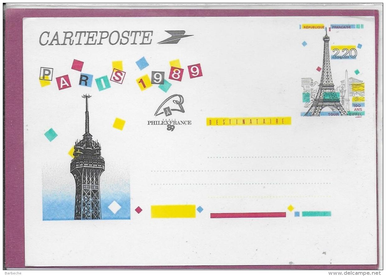CARTEPOSTE PARIS 1989 - Postales Tipos Y (antes De 1995)