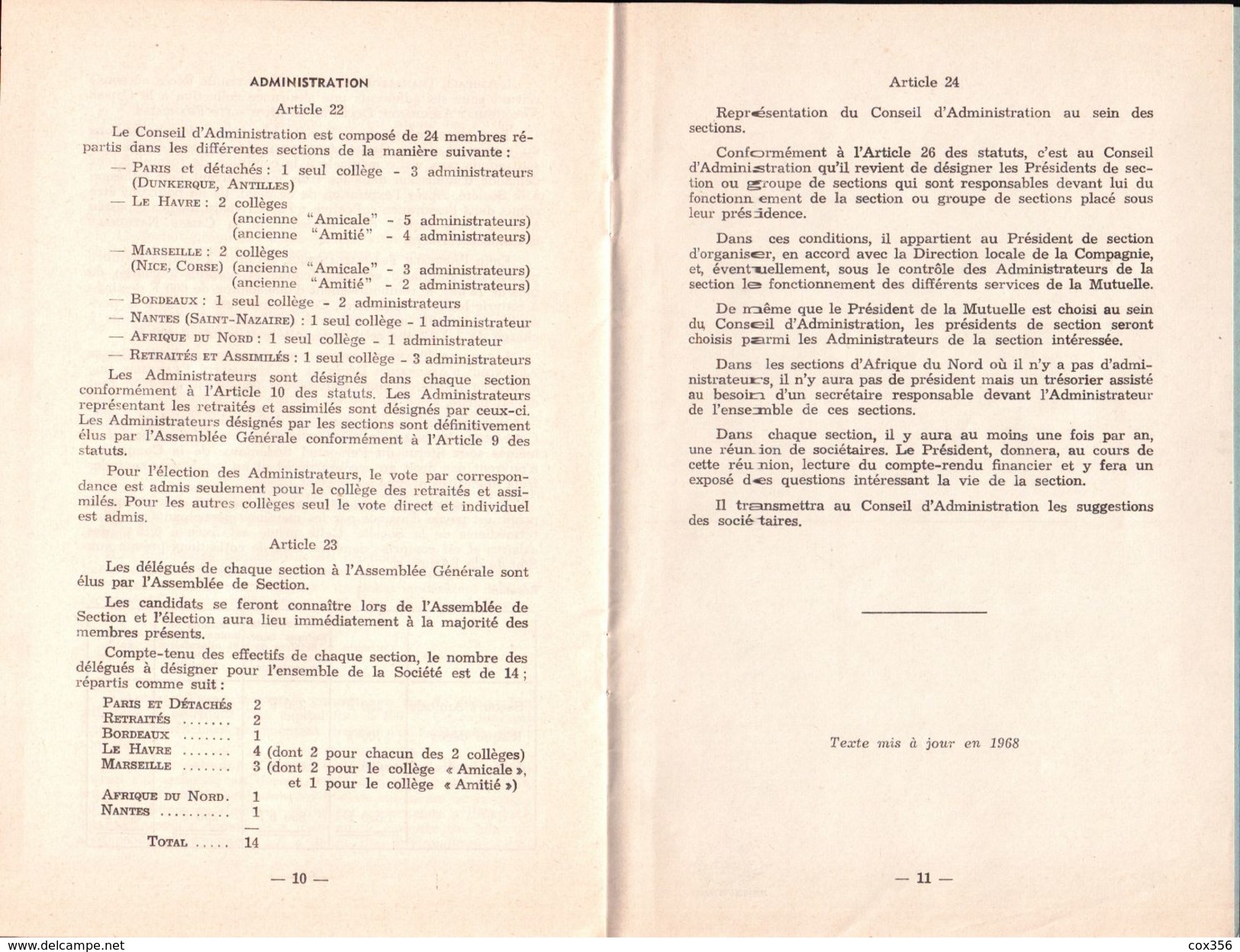 RÈGLEMENT INTÉRIEUR De L'Amicale TRANSATLANTIQUE 1969 - Tecnica & Strumenti Nautici