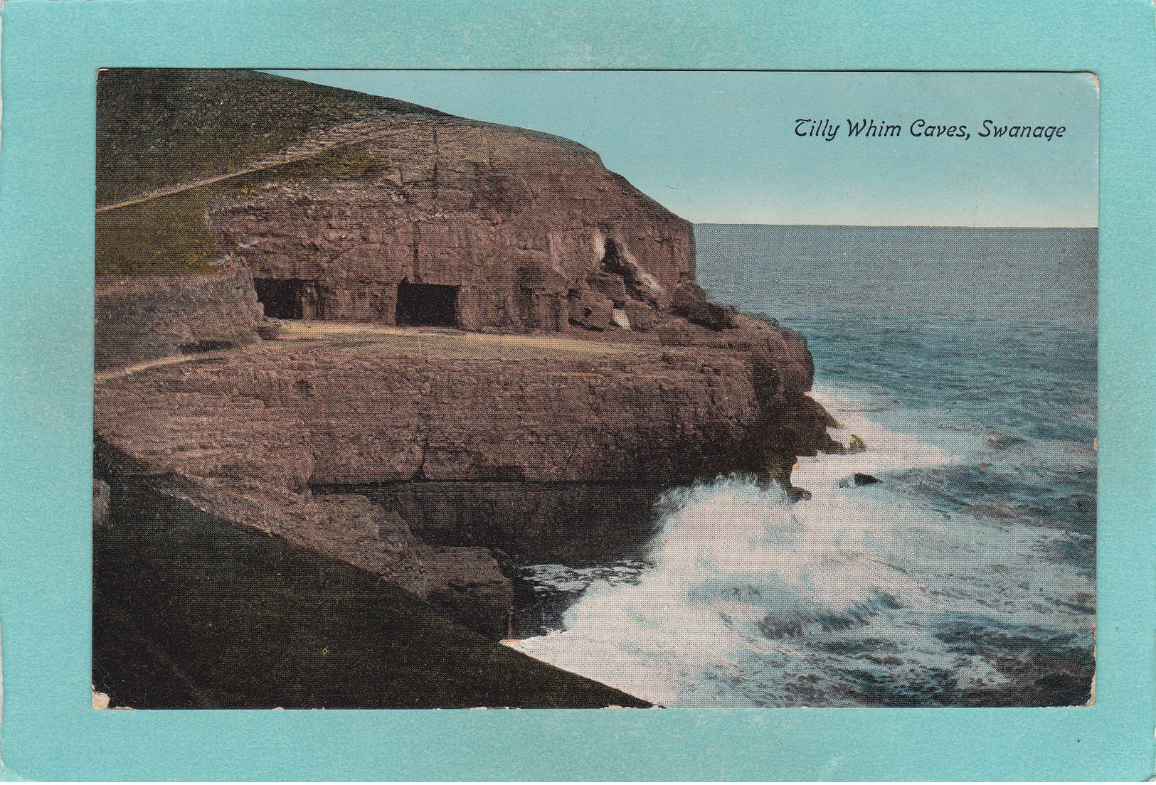 Old Postcard Of Tilly Whim Caves,Purbeck Ridge,Swanage,Isle Of Purbeck, In Dorset,, England,Posted.V42. - Swanage