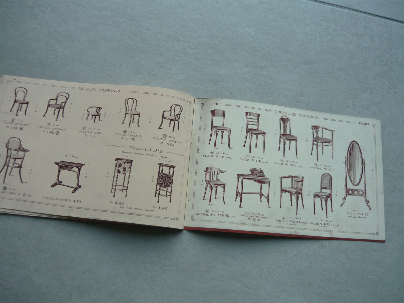 Catalogue & Tarif FISCHEL 1927 WISSEMBOURG Bas Rhin  Chaise Fauteuil Coiffeur Bar Aisance Salle Bain Divers Voir Scans - 1900 – 1949