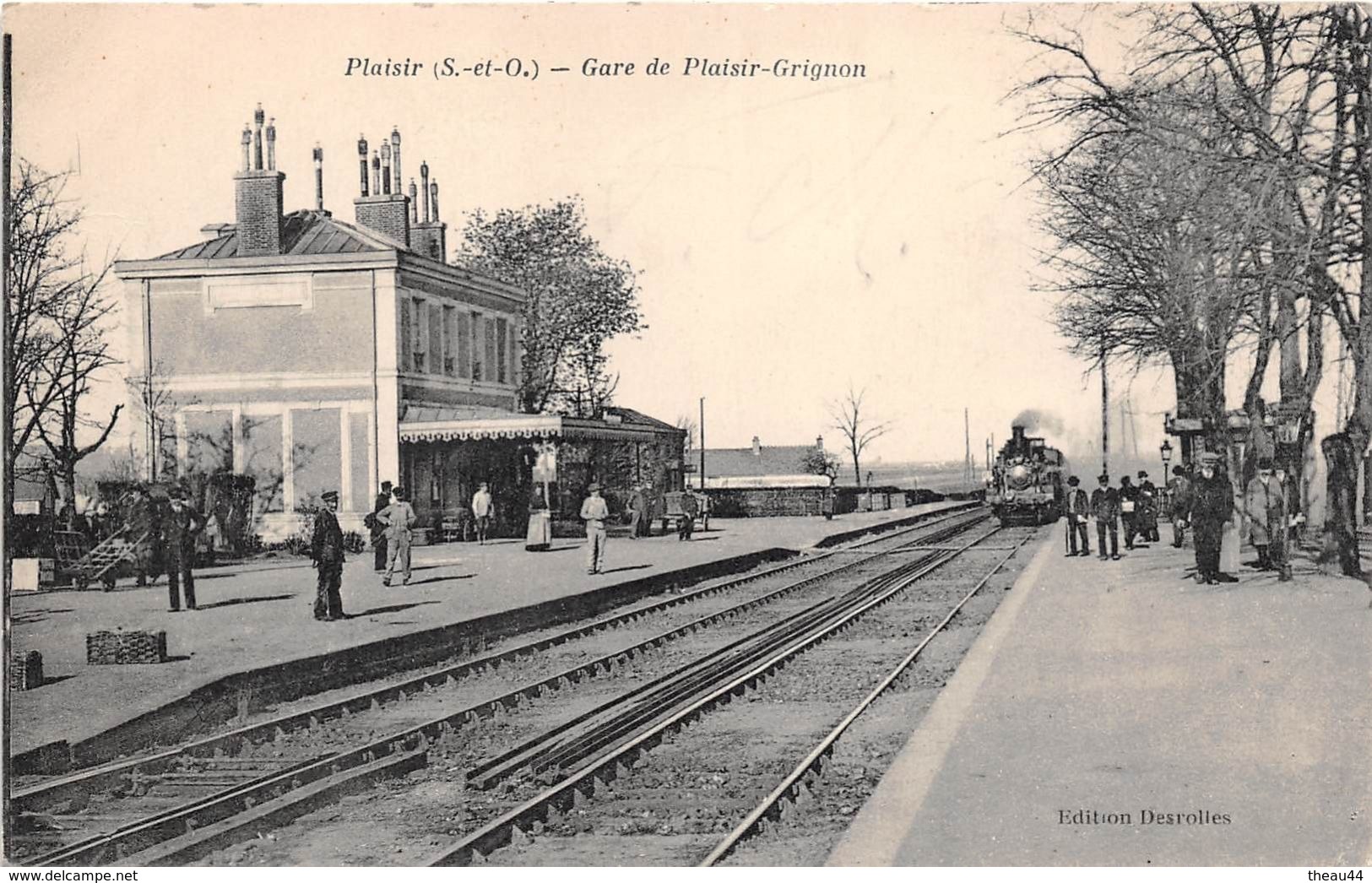 ¤¤   -  PLAISIR   -  La Gare De Plaisir-Grignon  -  Train , Chemin De Fer    -  ¤¤ - Plaisir