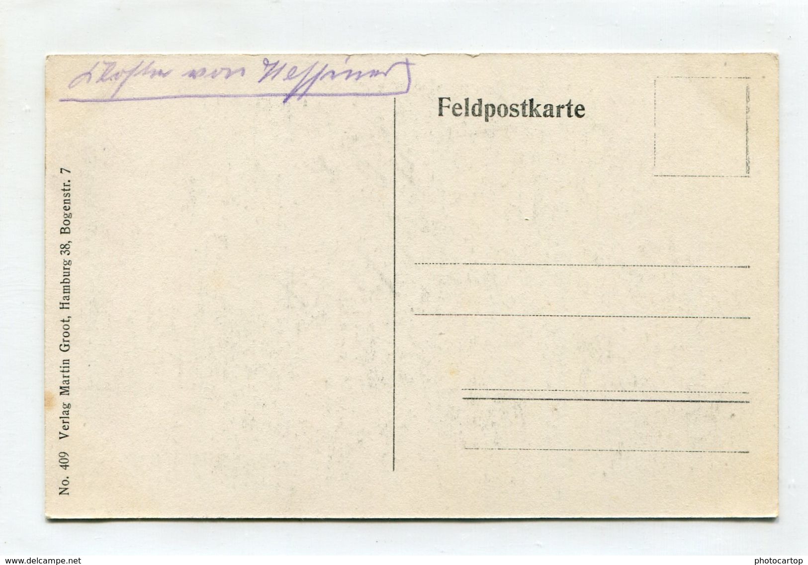 MESSINES-Mesen-CARTE Imprimee Allemande-Guerre 14-18-1 WK-BELGIEN-Flandern - Mesen