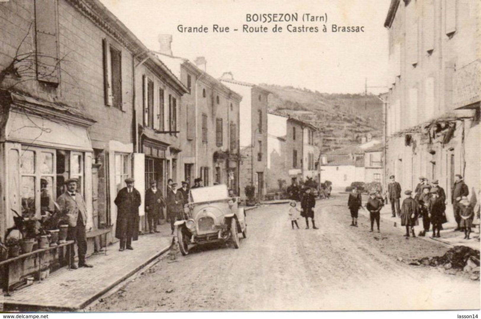 81 BOISSERON Grande Rue - Route De Castres à Brassac - Commerces - Tacot - Animation - Altri & Non Classificati