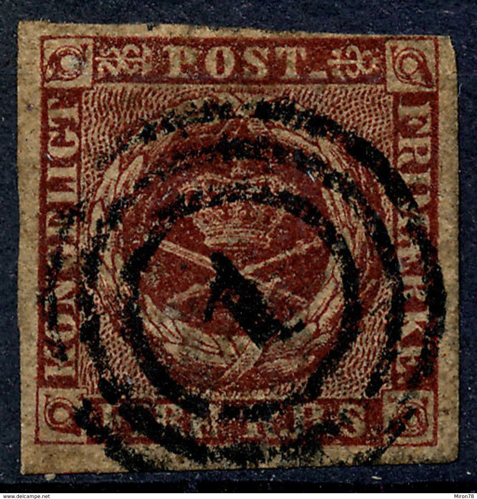 Stamp  Denmark 1851 Used Lot1 - Gebruikt