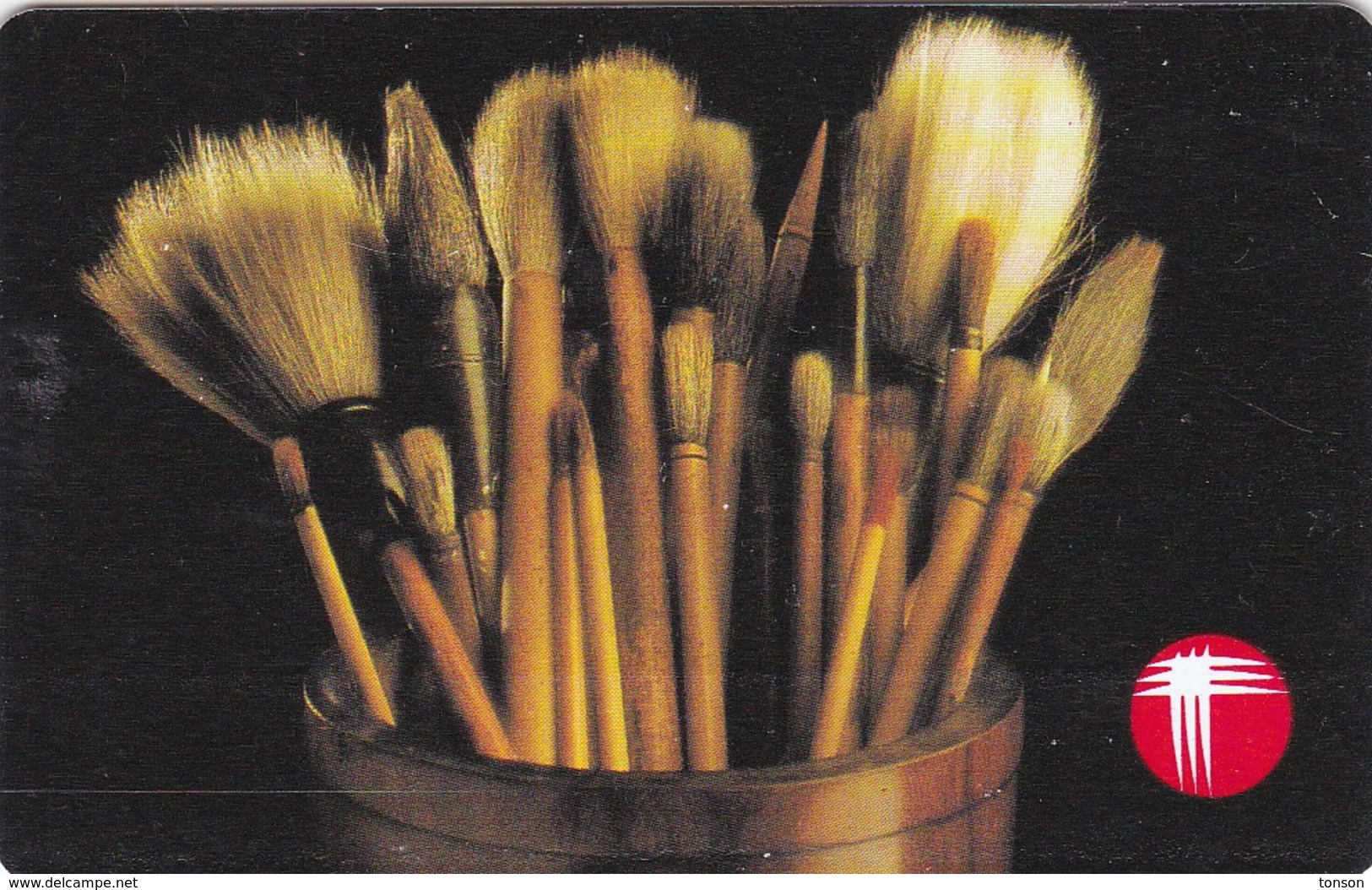 Hong Kong, R7-02, Tools (7th Series): Brushes, 2 Scans.    SN Wide Dark Print - Hongkong