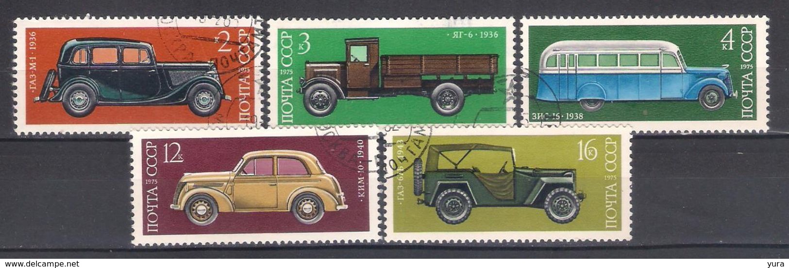 USSR 1975 Mi Nr 4249/53 (a3p1) - Cars