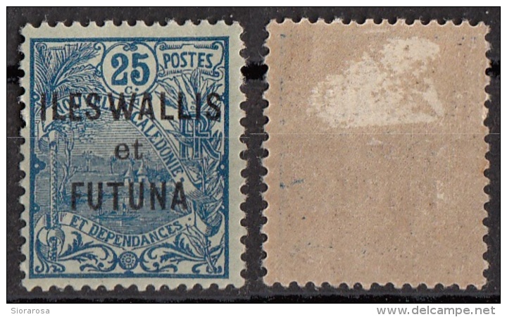 Wallis E Futuna Sc. 11 Stamps Nuova Caledonia Overprint. Viaggiato Used - Usados