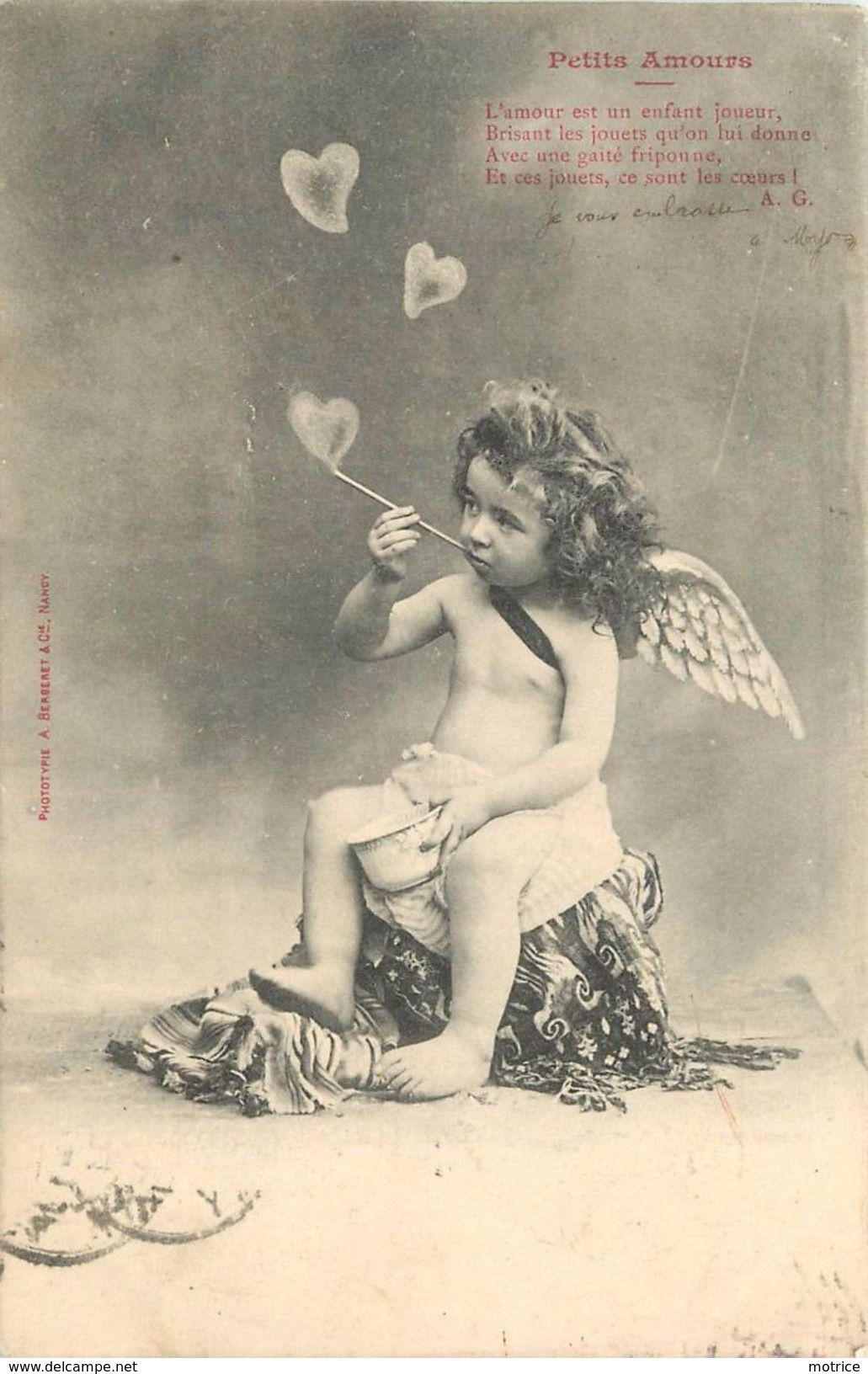 BERGERET - Petit Angelot, Petits Amours. - Bergeret