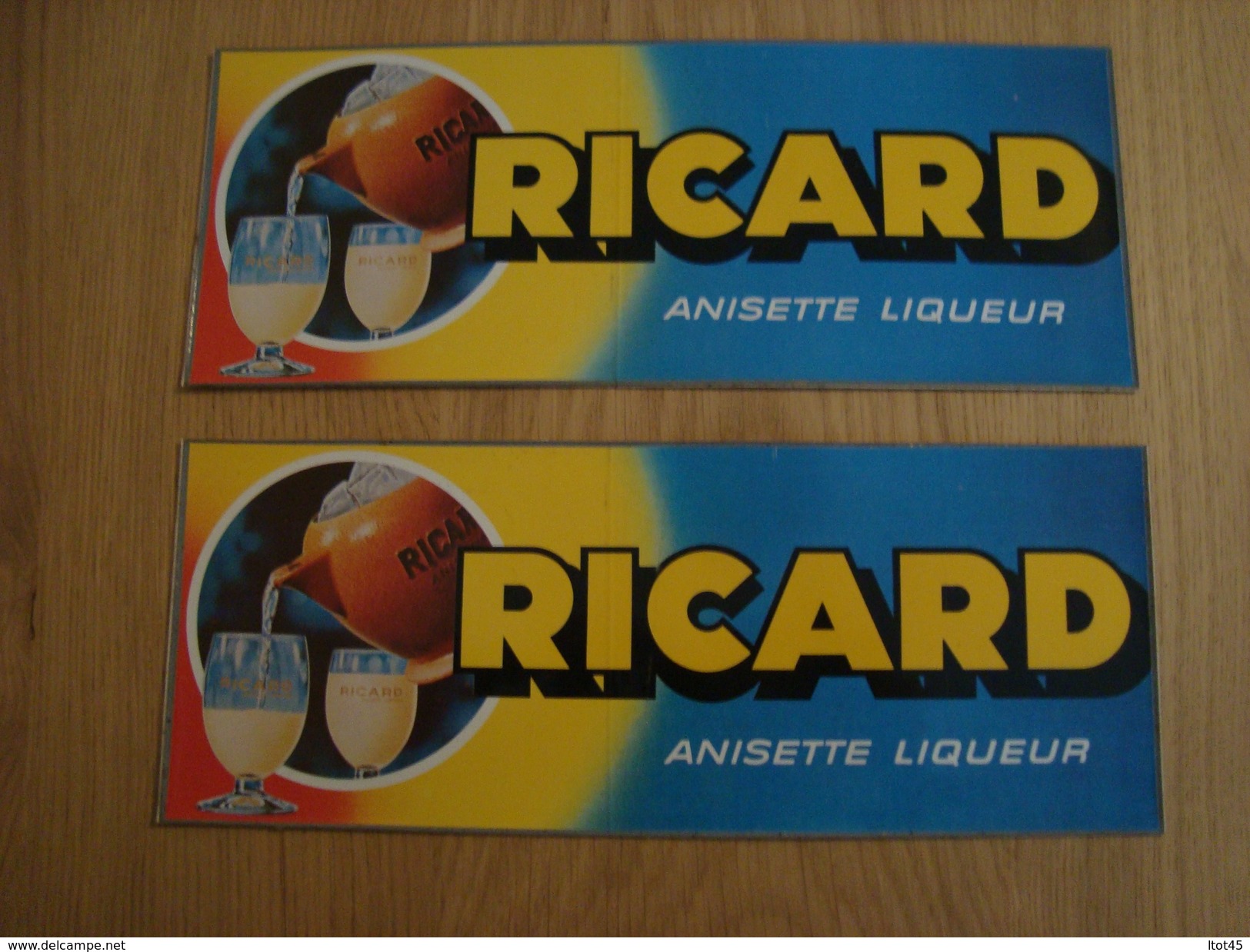 LOT DE 2 AUTOCOLLANTS RICARD - Stickers