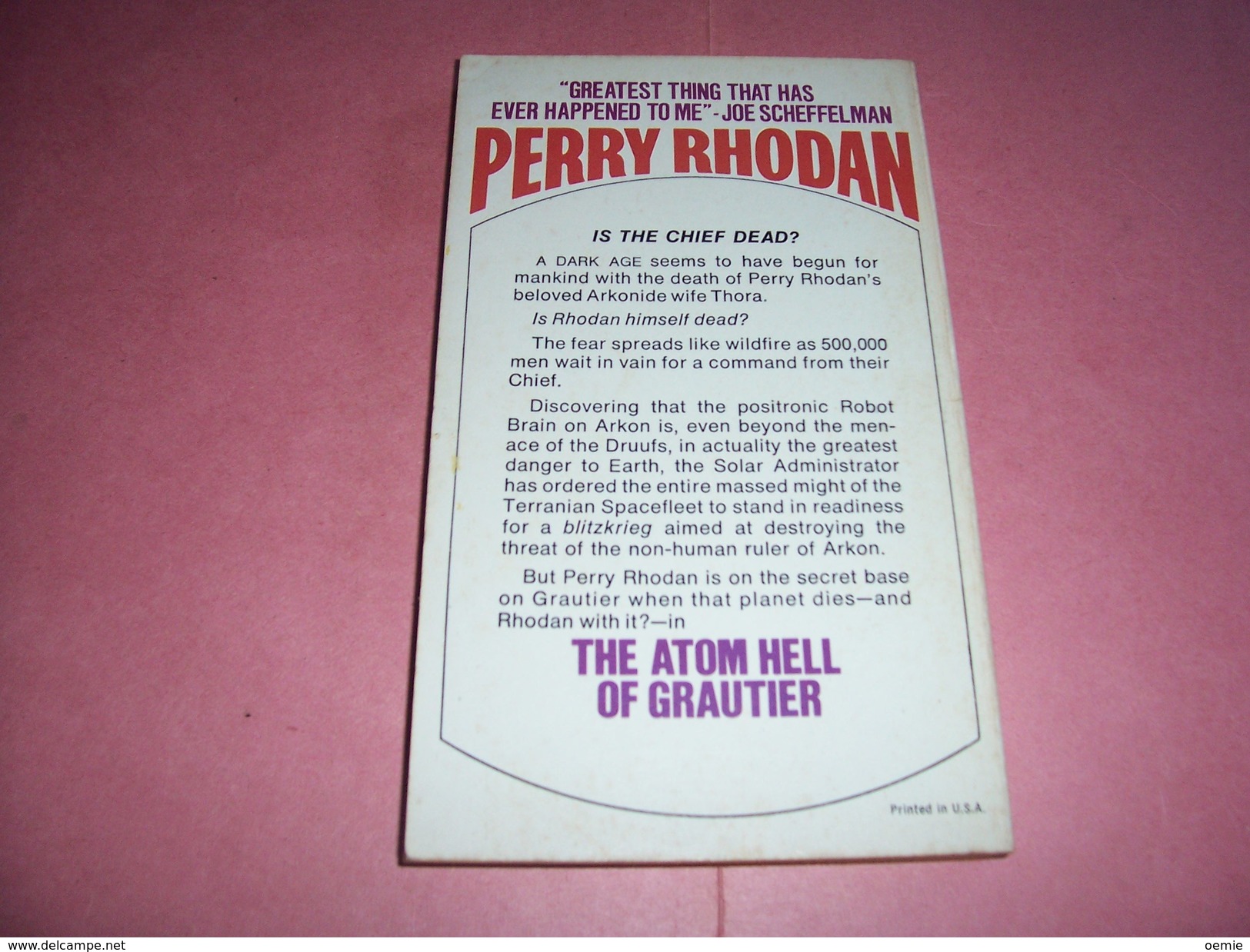 PERRY RHODAN N° 71  °°°° THE ATOM HELL OF GRAUTIER BY KURT MAHR - Sciencefiction
