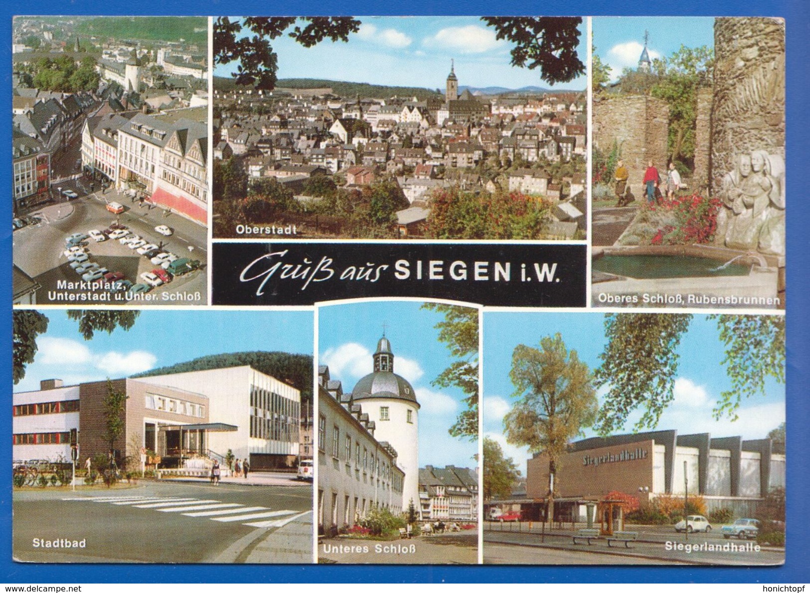 Deutschland; Siegen I. W.; Multibildkarte - Siegen