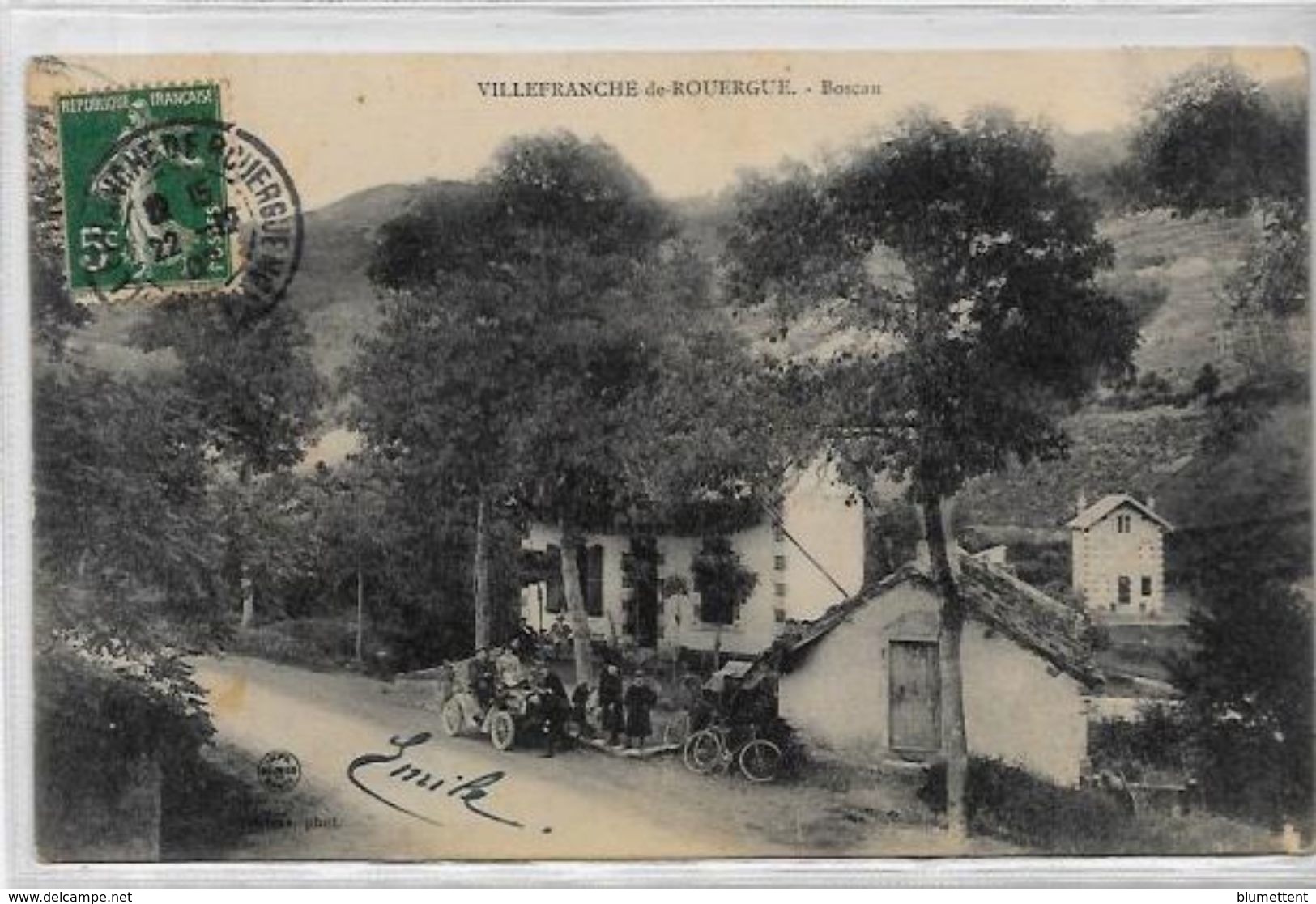 CPA Villefranche De Rouergue Aveyron Circulé - Villefranche De Rouergue