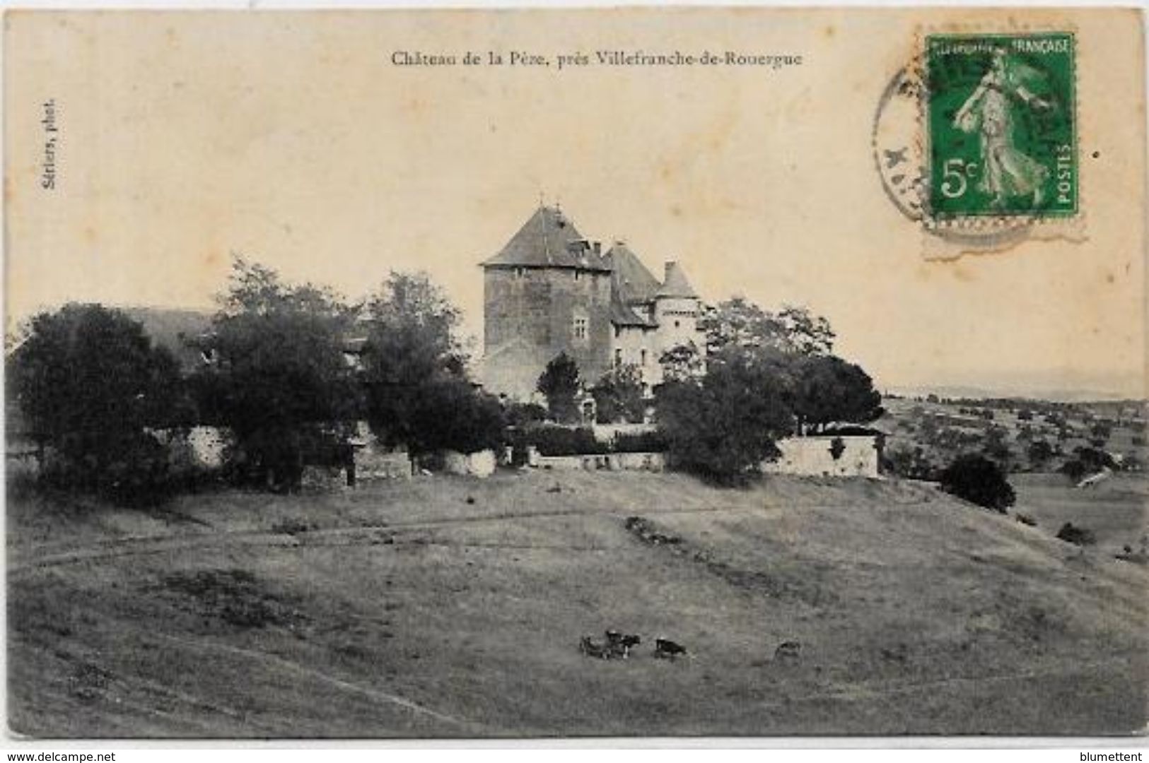 CPA Villefranche De Rouergue Aveyron Circulé - Villefranche De Rouergue