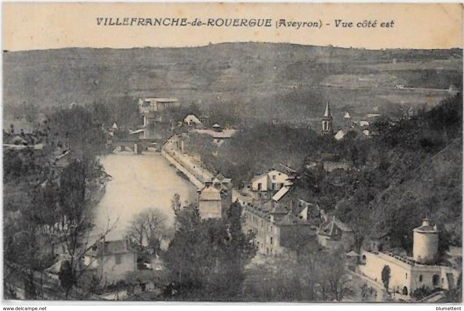 CPA Villefranche De Rouergue Aveyron Circulé - Villefranche De Rouergue