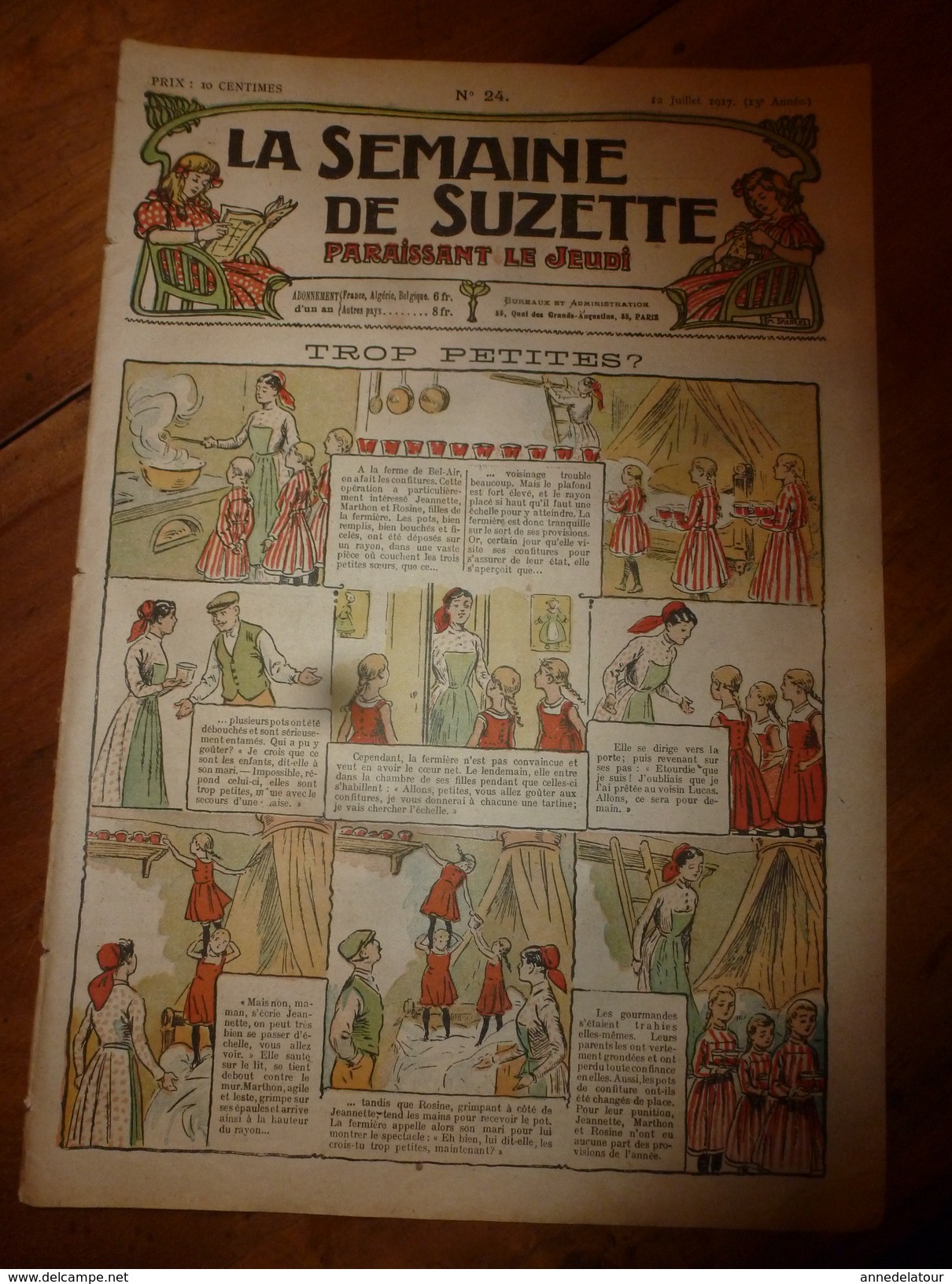 1917 Les Protectrices De(France,Alsace,Lorraine,Flandre,Champagne);Bécassine Apprend L'anglais;Reims Bombardé;etc  LSDS - La Semaine De Suzette