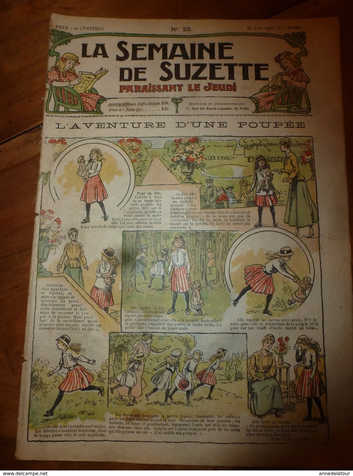 1917 L'aventure D'une Poupée; Bécassine Au Ministère De L'Utilisation Des Aptitudes ;etc  LSDS - La Semaine De Suzette
