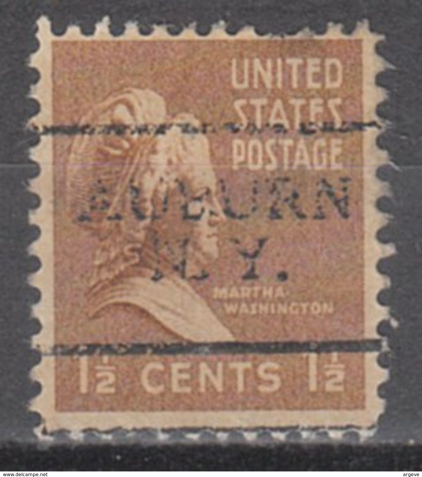 USA Precancel Vorausentwertungen Preo, Locals New York, Auburn 701, Stamp Thin - Vorausentwertungen