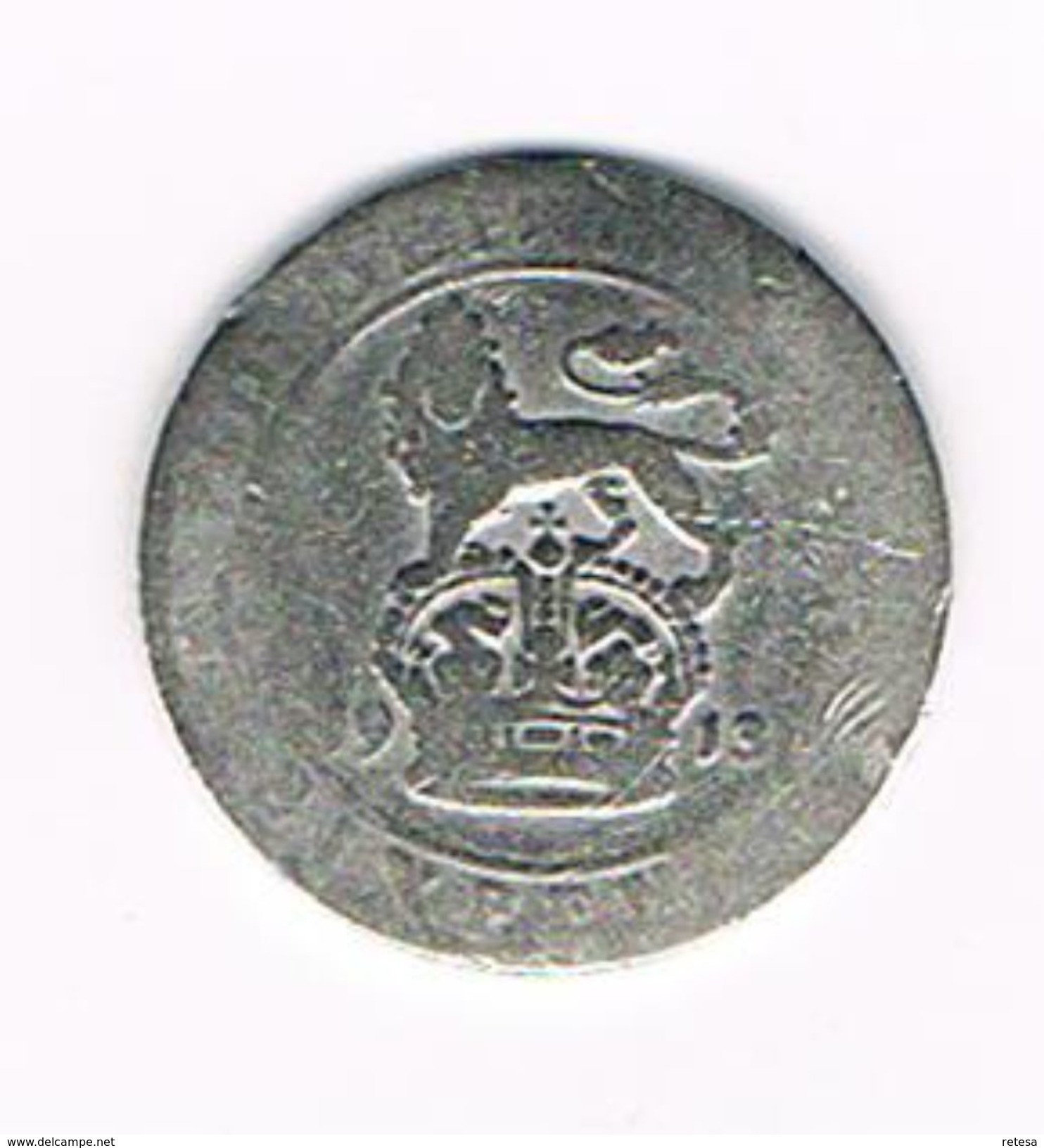 I  GREAT BRITAIN  6 PENCE 1913  ZILVER - H. 6 Pence