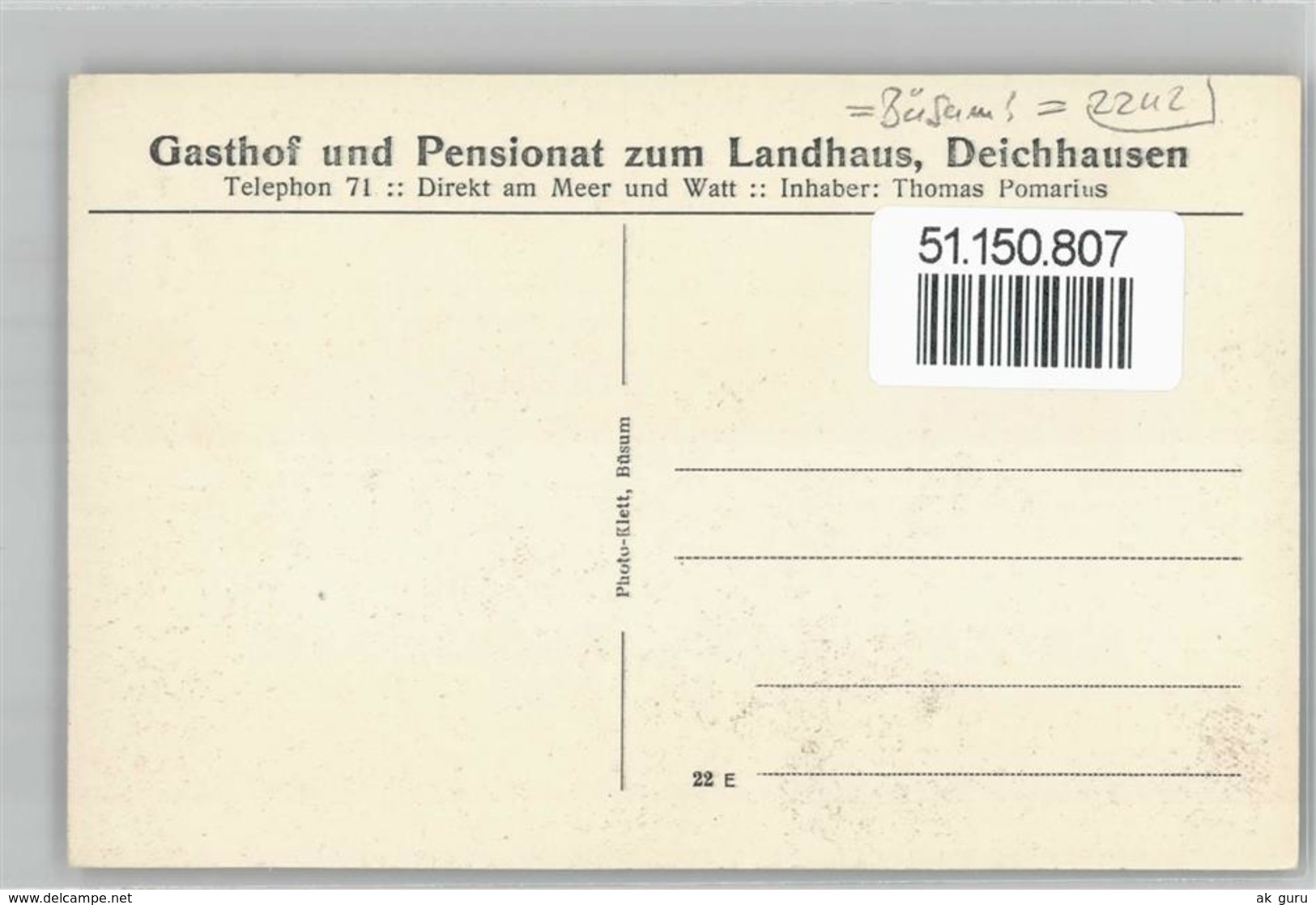 51150807 - Deichhausen - Sonstige & Ohne Zuordnung