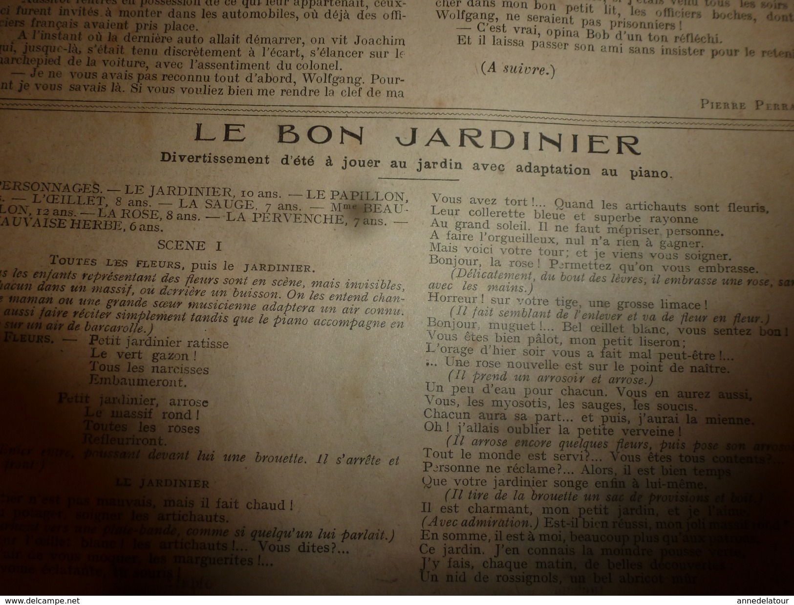 1917 La bottine perdue; Les 3 volontés de la petite princesse; Le bon jardinier; etc  LSDS