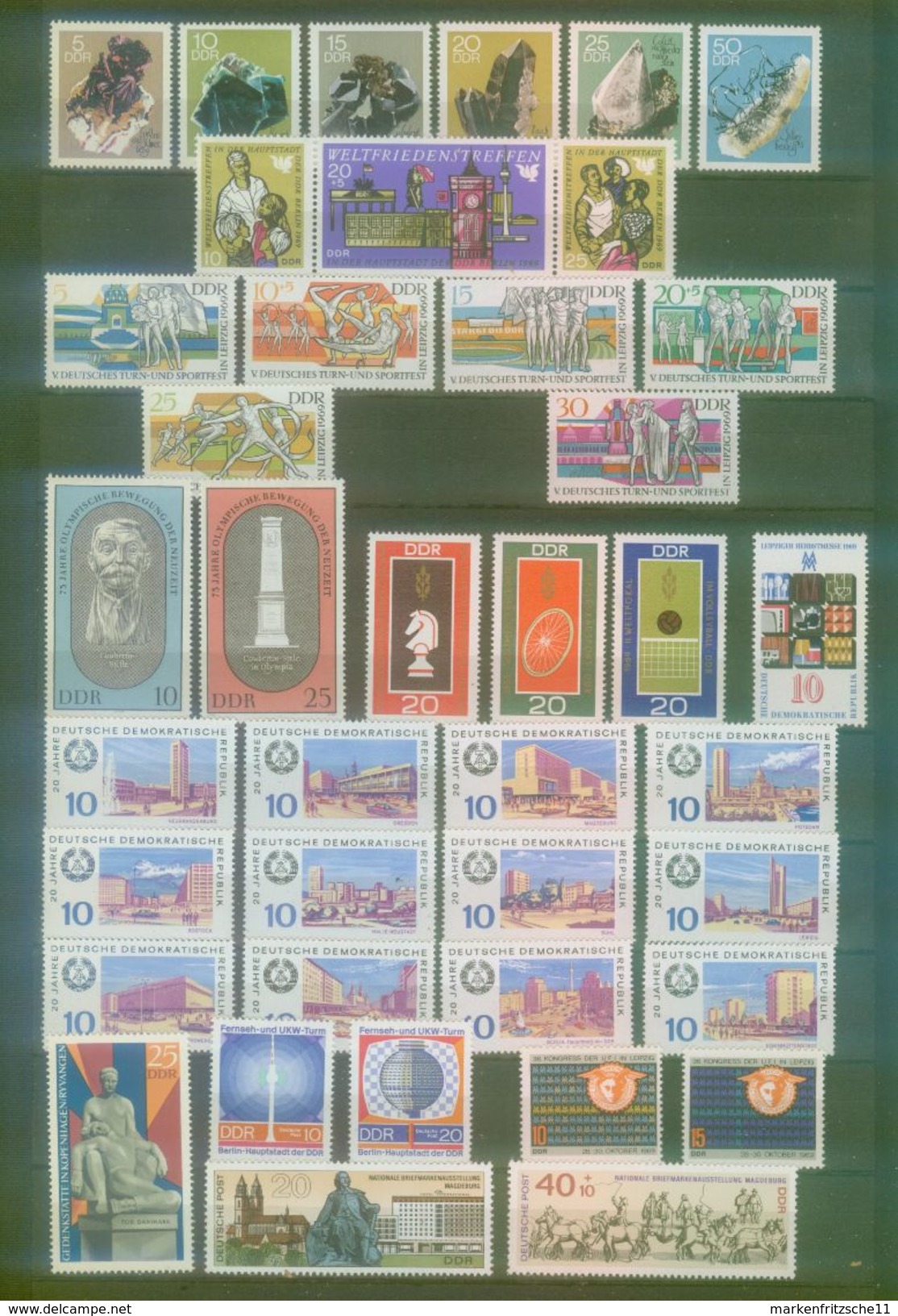 Lot ältere DDR (Ost Germany)  ** - Vrac (max 999 Timbres)