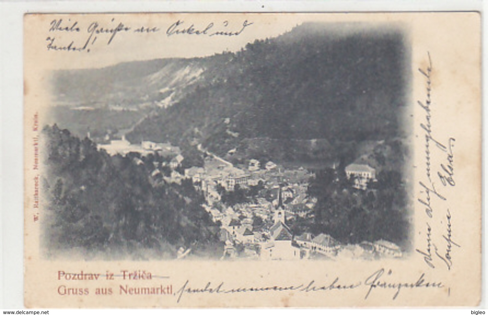 Gruss Aus Neumarktl (Trzic) - 1899 - Oesterr.Frankatur        (A-58-120222) - Slowenien