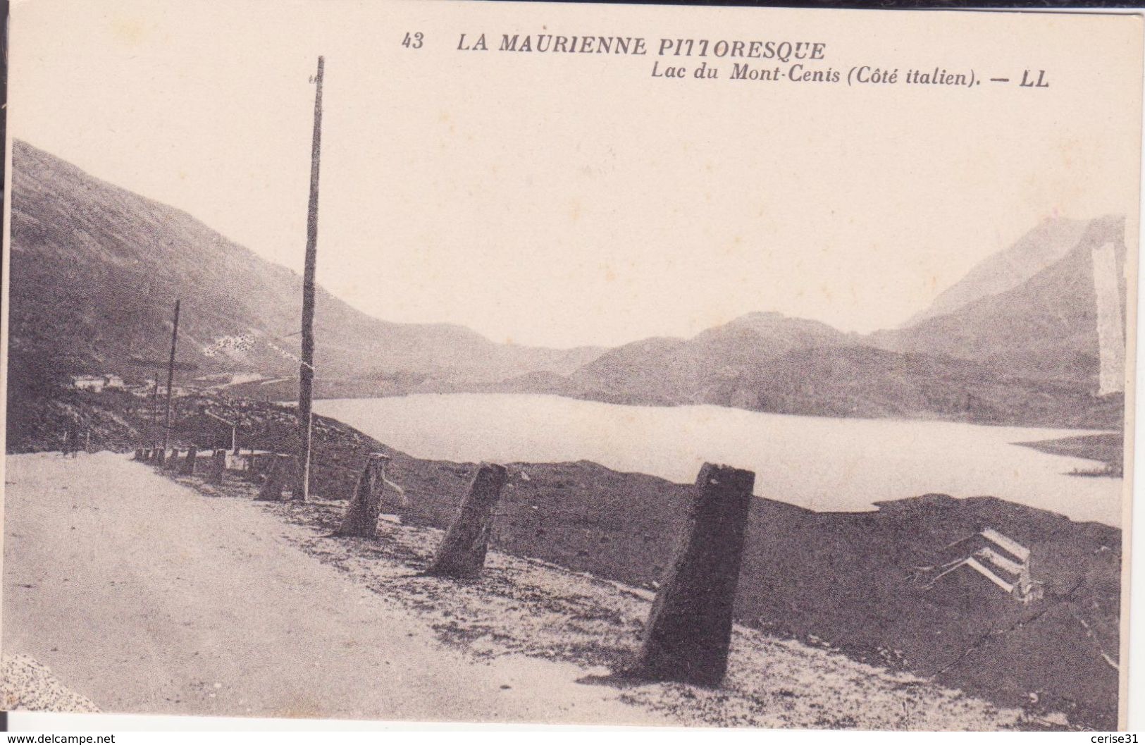 CPA - 43. LA MAURIENNE - LAC DU MONT CENIS  (côté Italien) - Autres & Non Classés