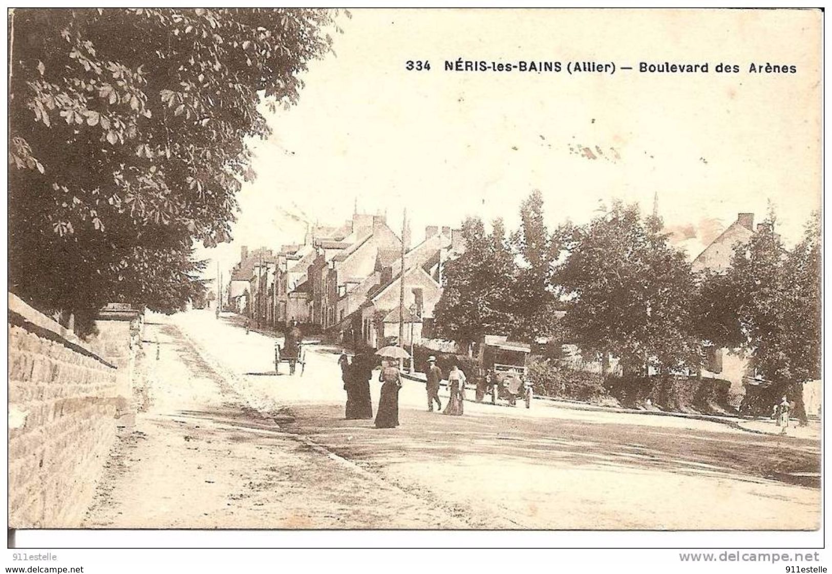 03  NERIS LES BAINS  - Boulevard Des Arenes - Neris Les Bains