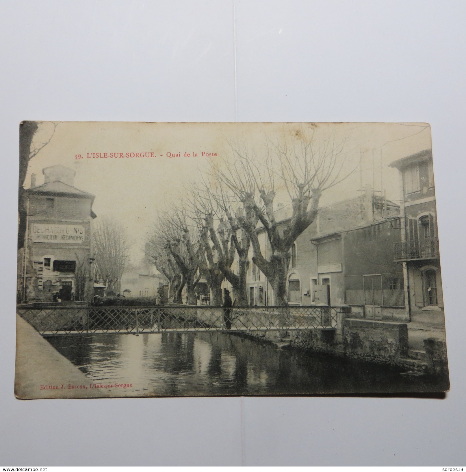 84 - L'ISLE SUR SORGUES - Quai De La Poste - L'Isle Sur Sorgue