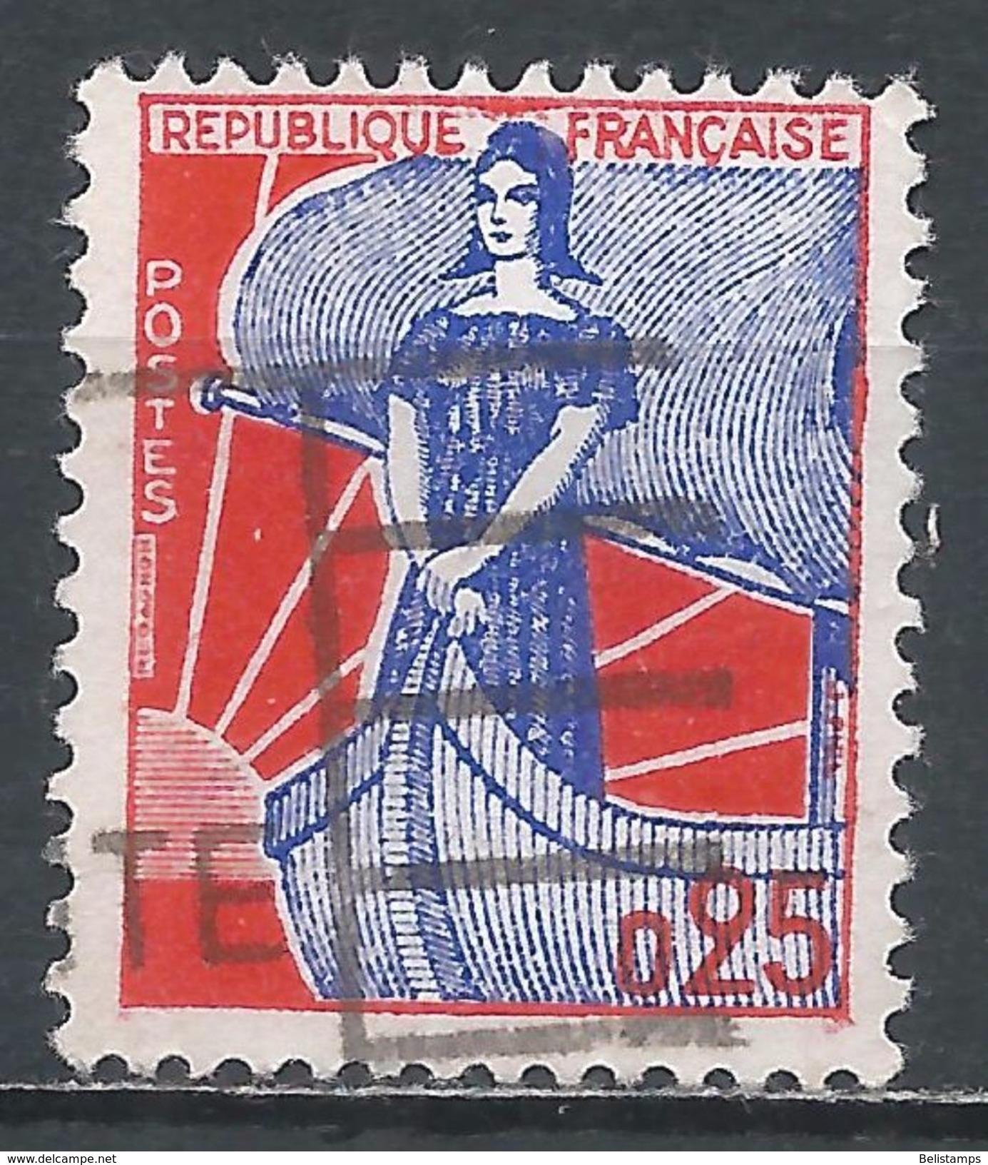 France 1960. Scott #942 (U) Marianne And Ship Of State - 1959-1960 Marianne à La Nef