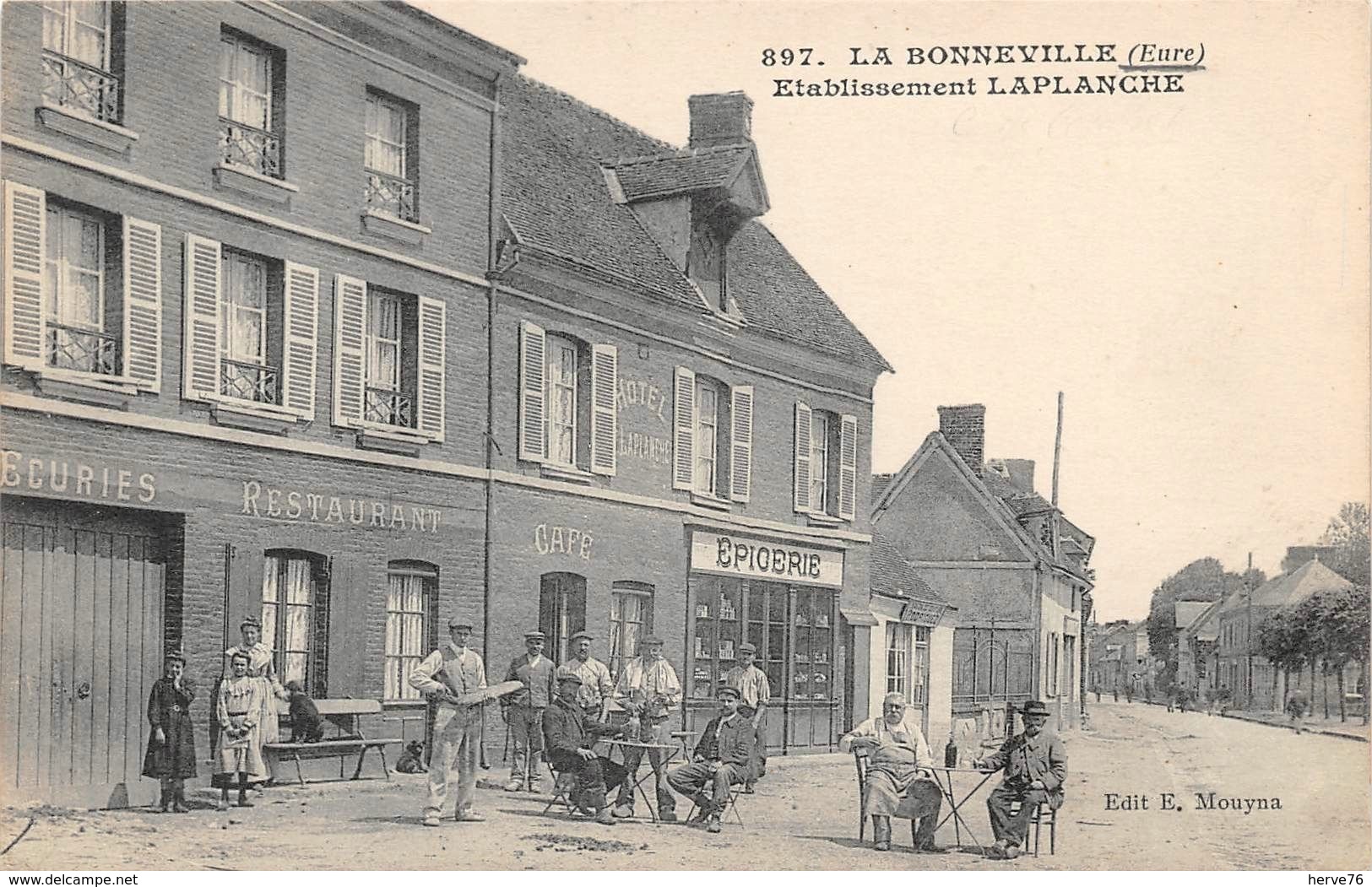 LA BONNEVILLE - Etablissement LAPLANCHE - Café - épicerie - Autres & Non Classés