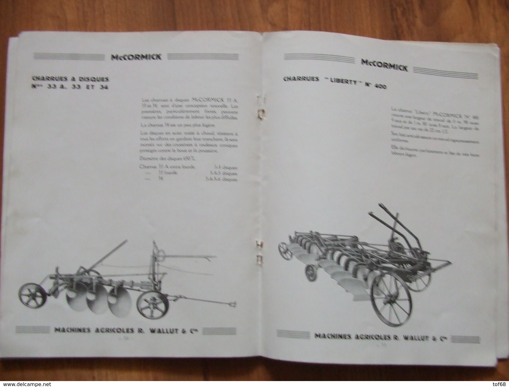 Catalogue Général Mc Cormick 1931 - Tracteurs