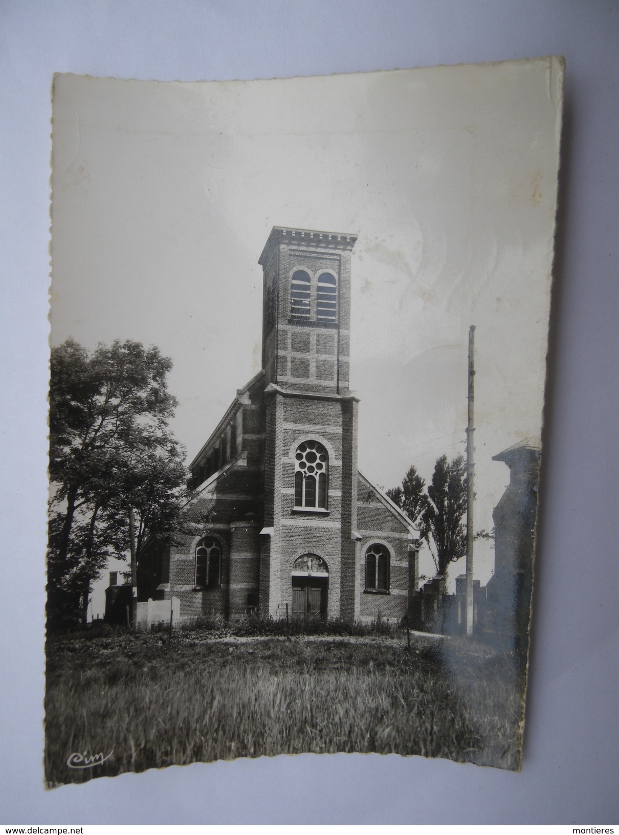 CPSM 59 - CAPELLE LA GRANDE EGLISE DE CAPELLE - Coudekerque Branche