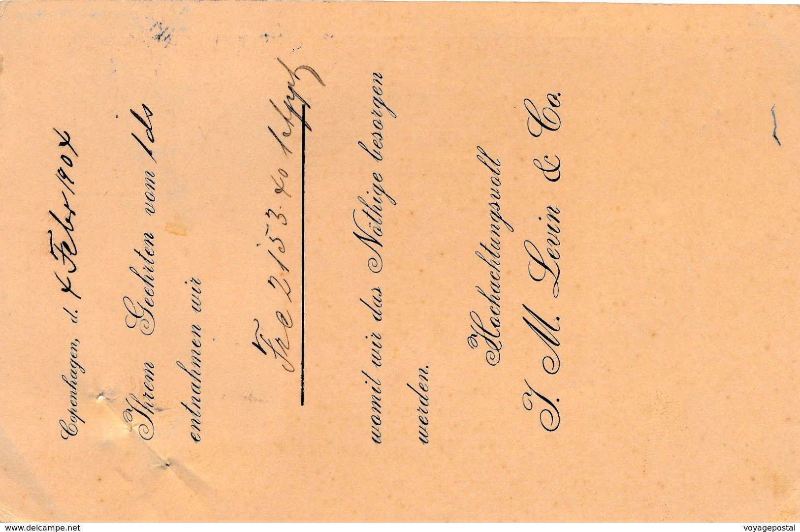 Danemark Copenhagen Entier Repique 10 Ore Pour La France - Postal Stationery